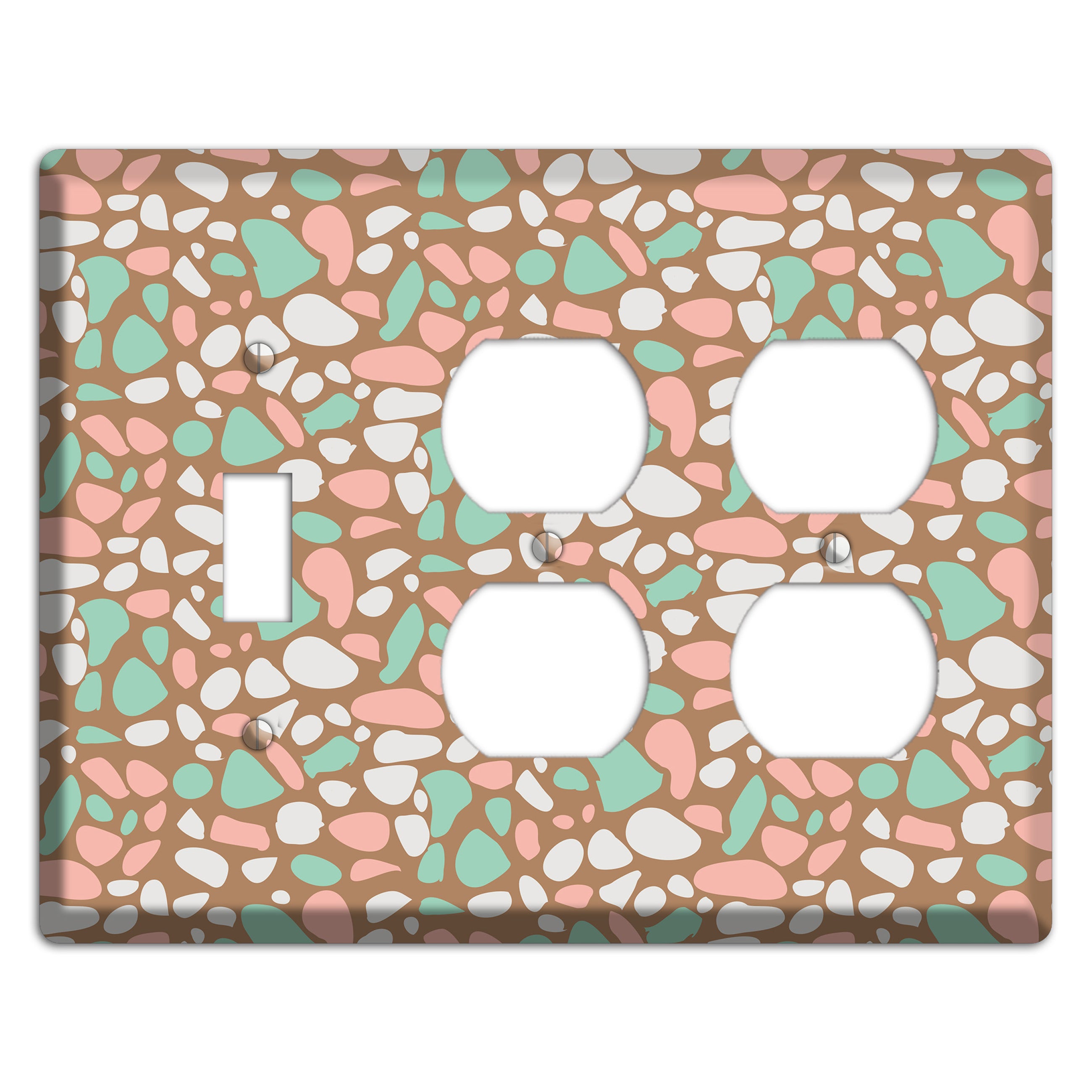 Ginger Mint Chip Toggle / 2 Duplex Wallplate