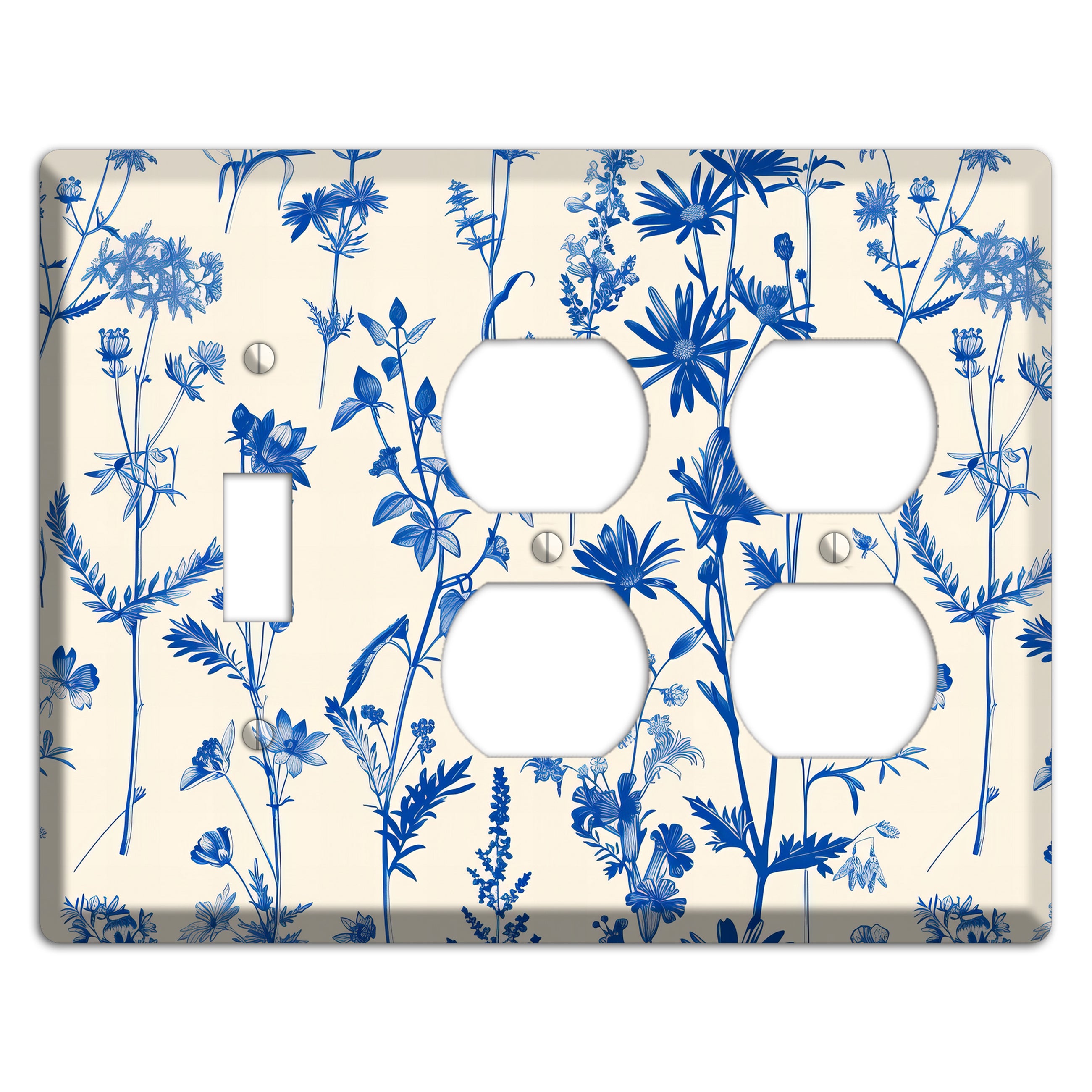 Meadow in Ink Toggle / 2 Duplex Wallplate