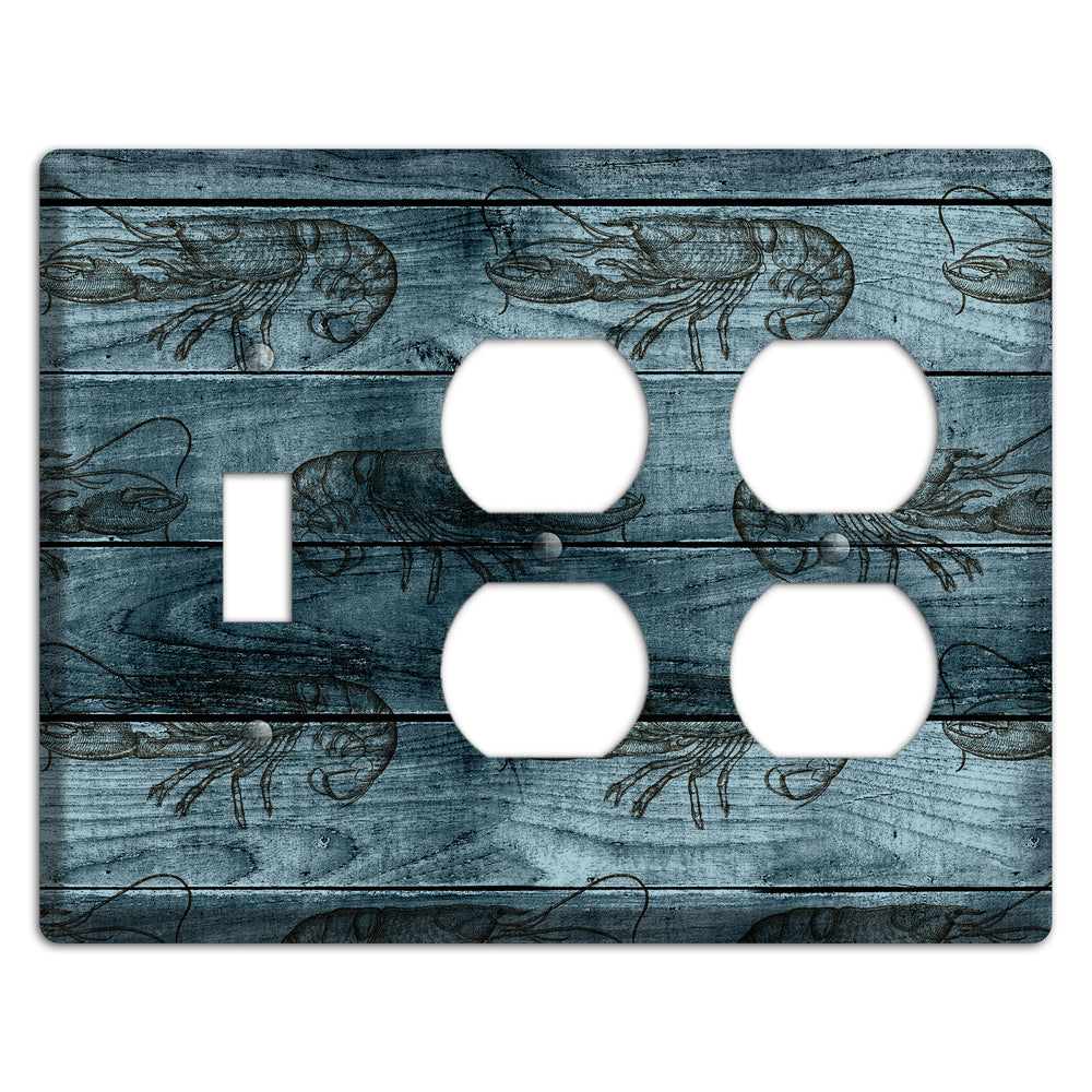 Lobster Ledger Toggle / 2 Duplex Wallplate