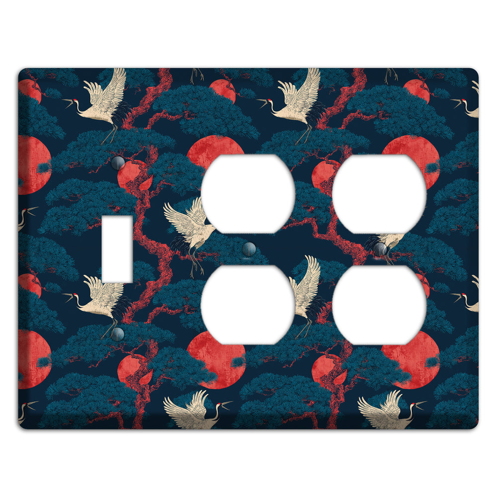 Cobalt Moon Passage Toggle / 2 Duplex Wallplate