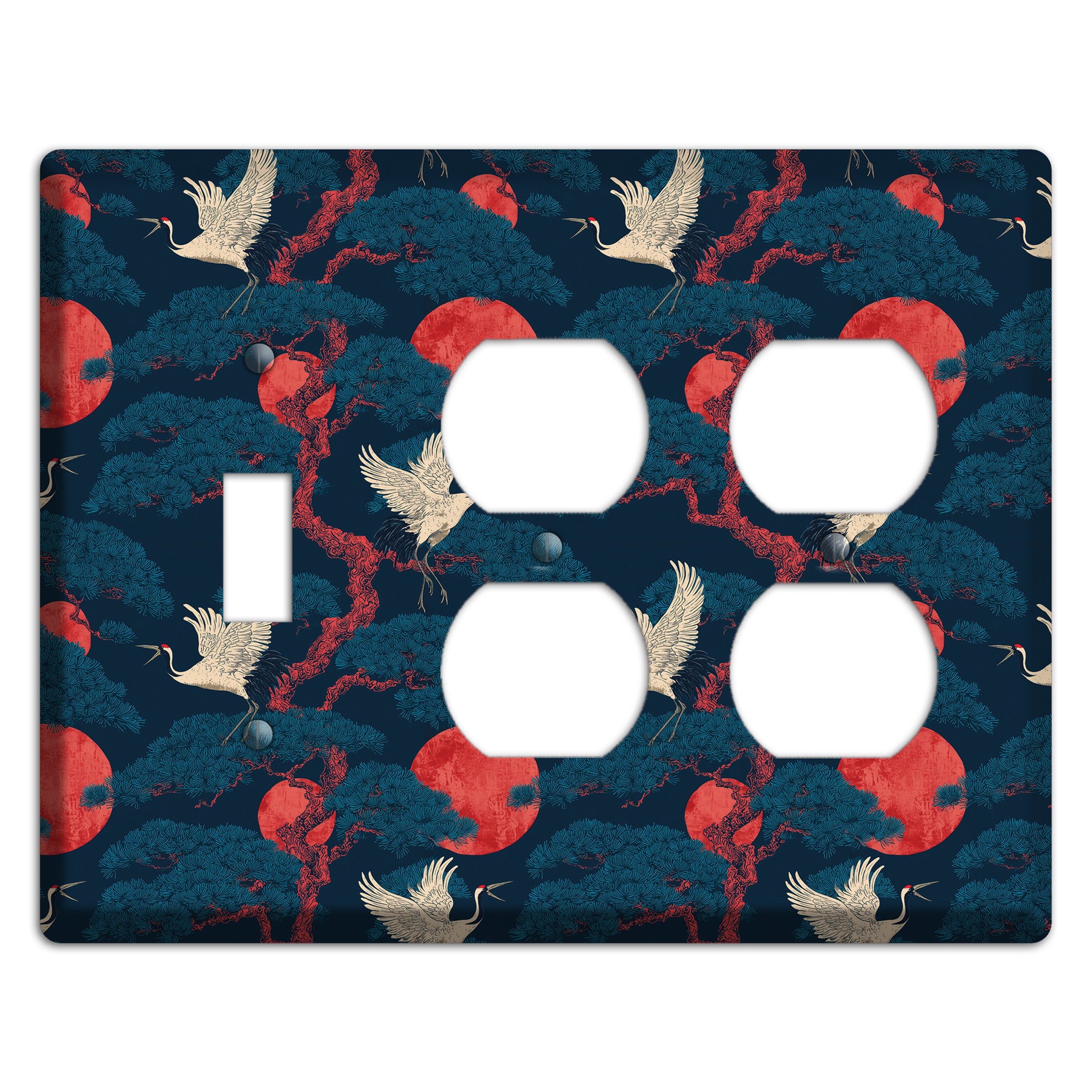 Cobalt Moon Passage Toggle / 2 Duplex Wallplate