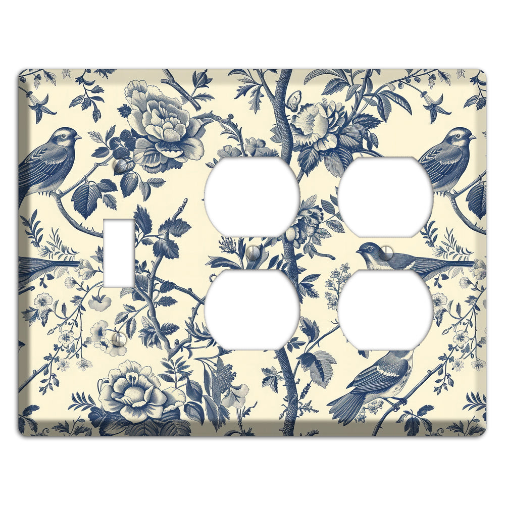 Garden Reverie Toggle / 2 Duplex Wallplate