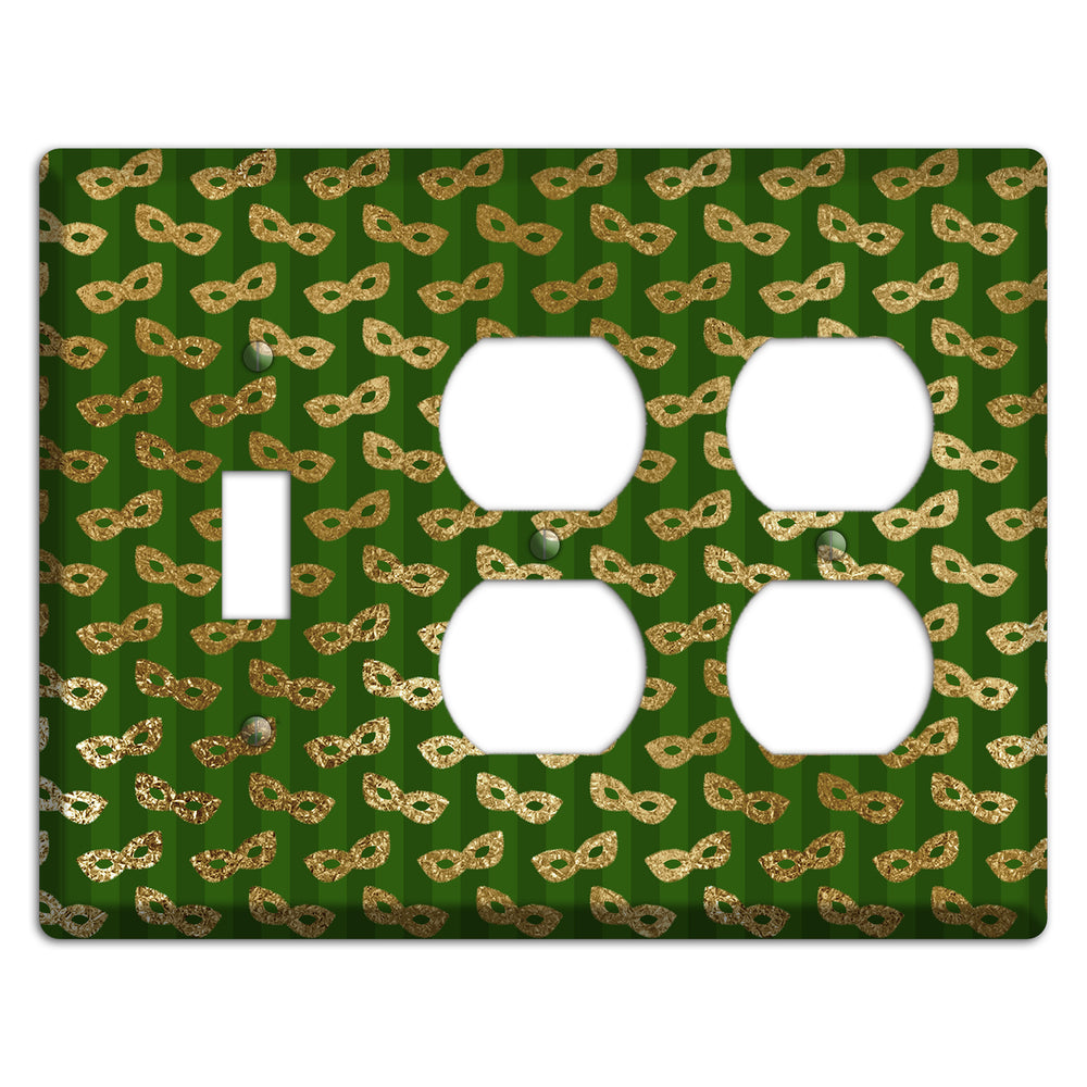 Golden Disguise Toggle / 2 Duplex Wallplate