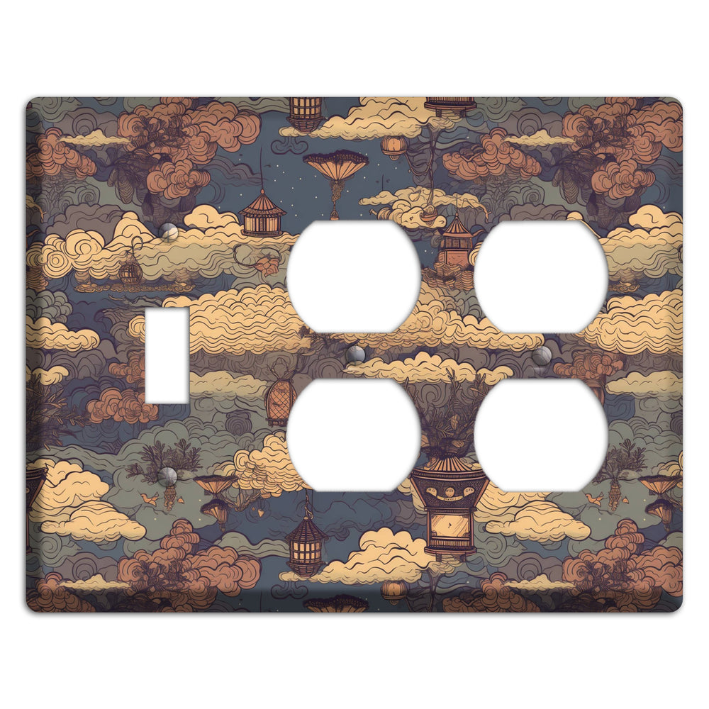 Lantern Sky Realm Toggle / 2 Duplex Wallplate