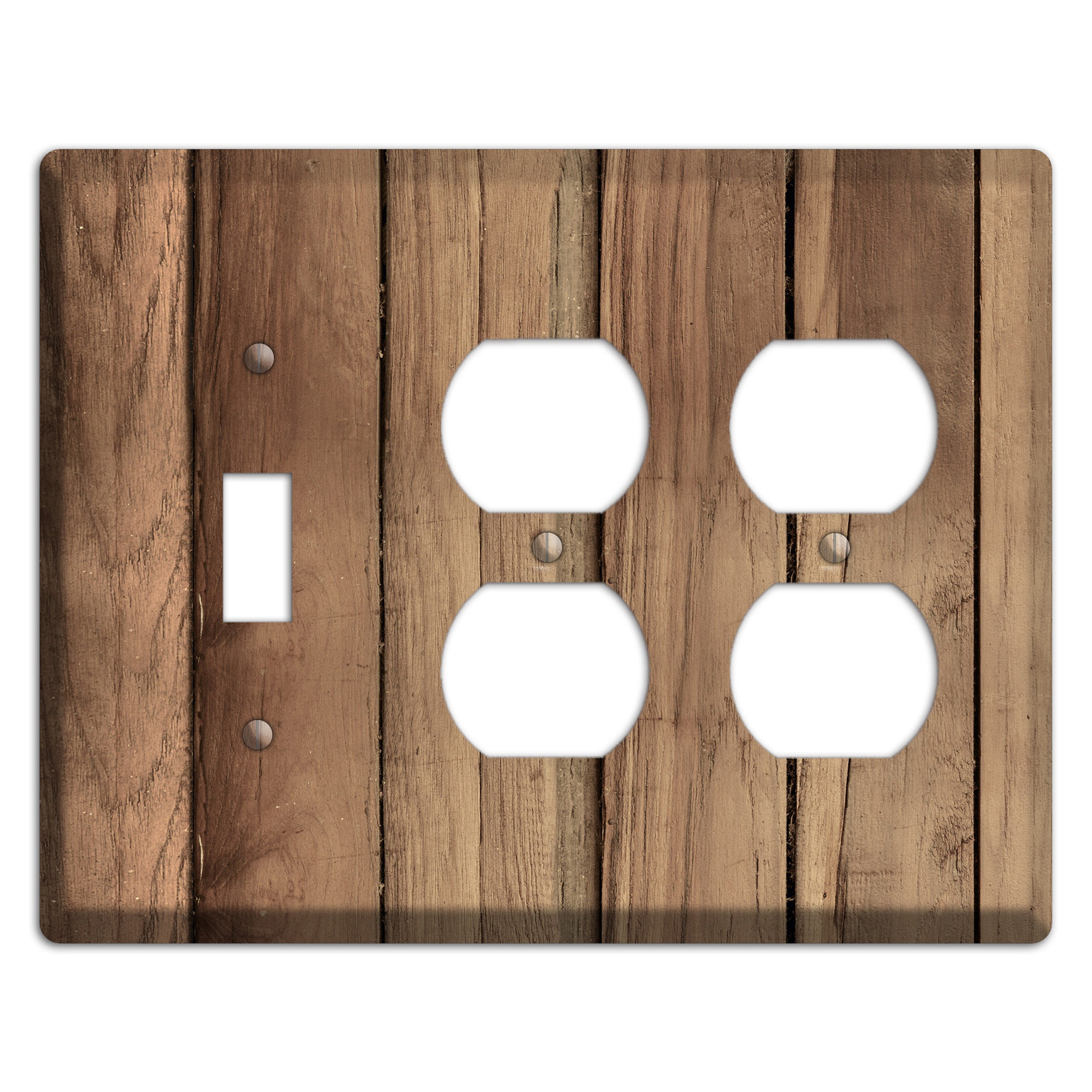 Saltwood Panels Toggle / 2 Duplex Wallplate