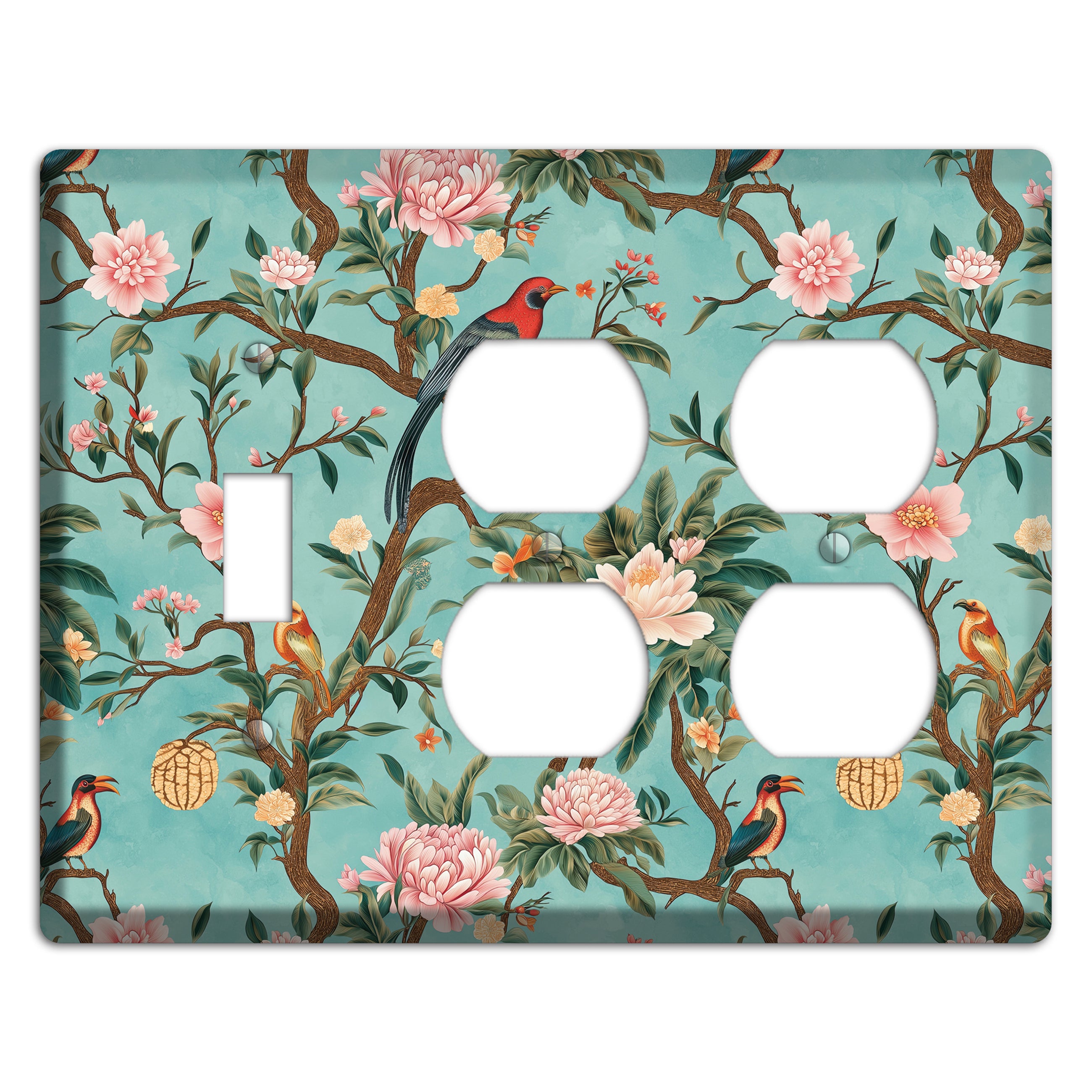 Jade Garden Reverie Toggle / 2 Duplex Wallplate