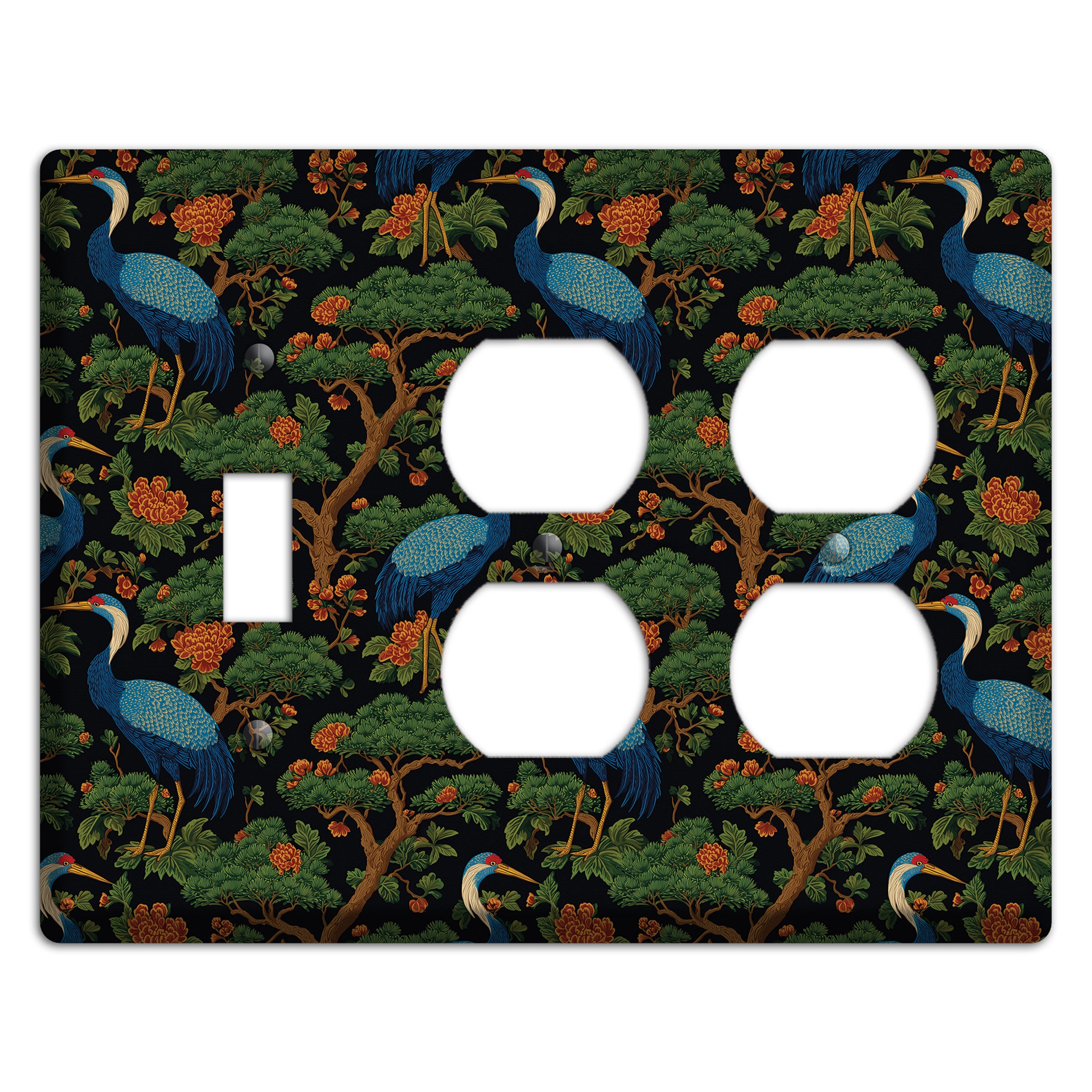 Cobalt Pine Vigil Toggle / 2 Duplex Wallplate