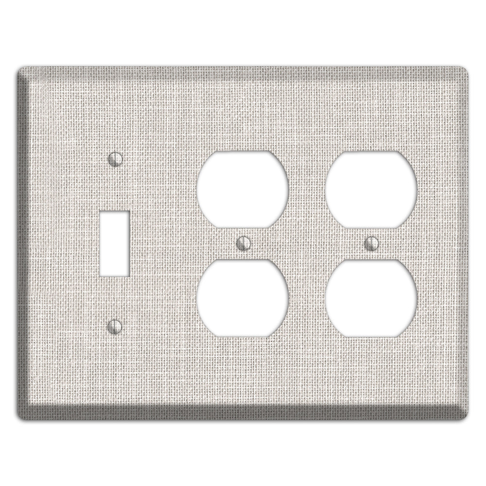 Linen Drift Toggle / 2 Duplex Wallplate