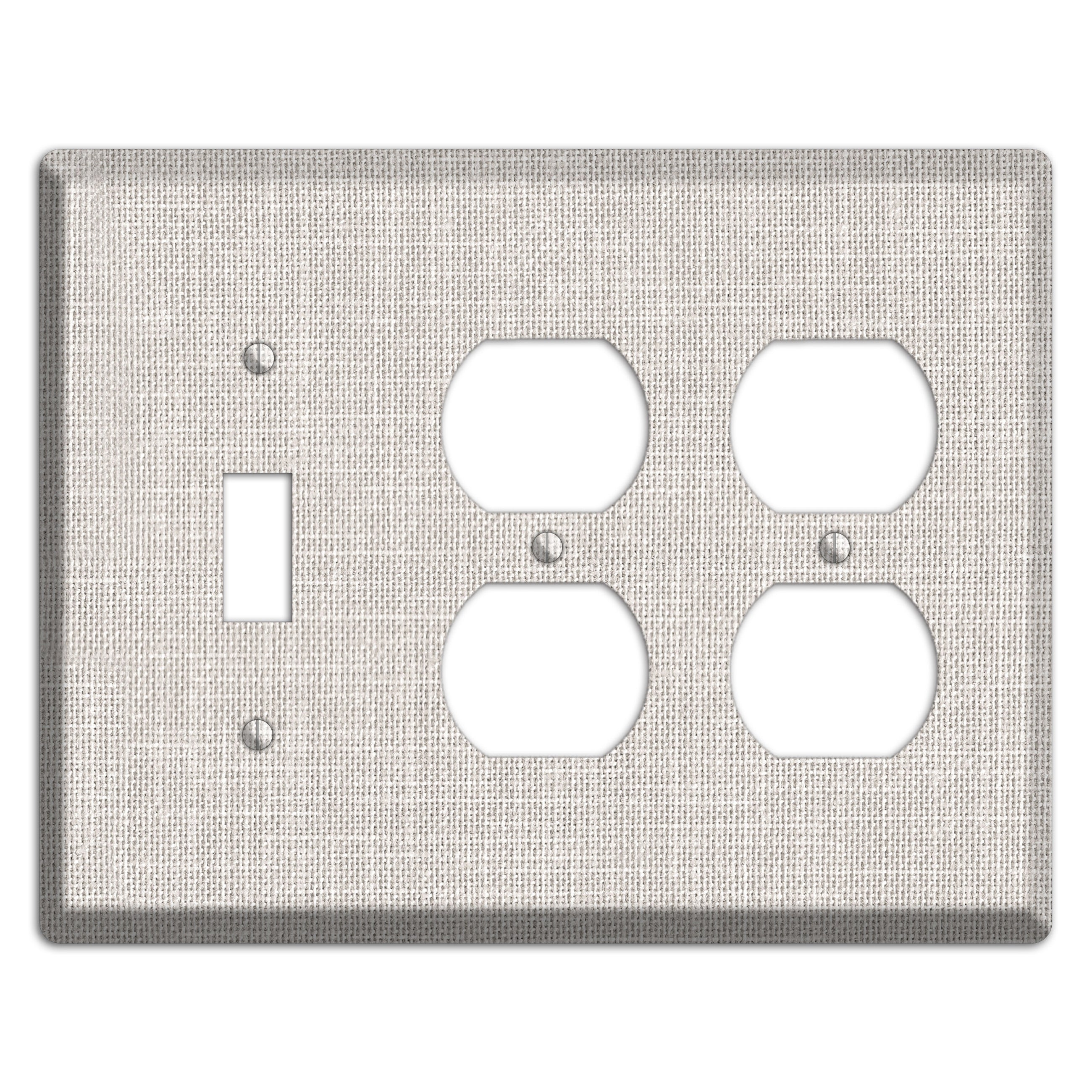 Linen Drift Toggle / 2 Duplex Wallplate