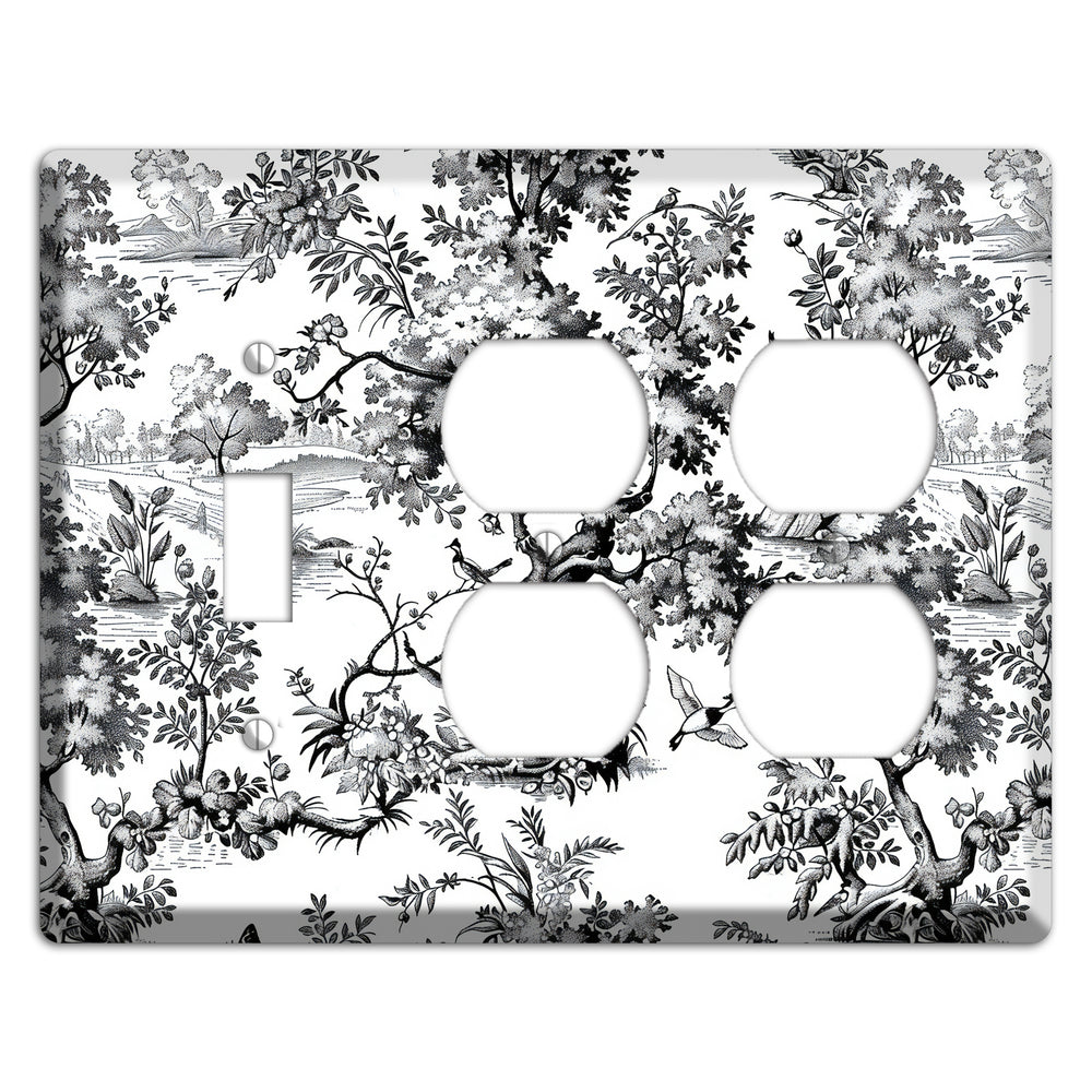 Pastoral Ink Reverie Toggle / 2 Duplex Wallplate
