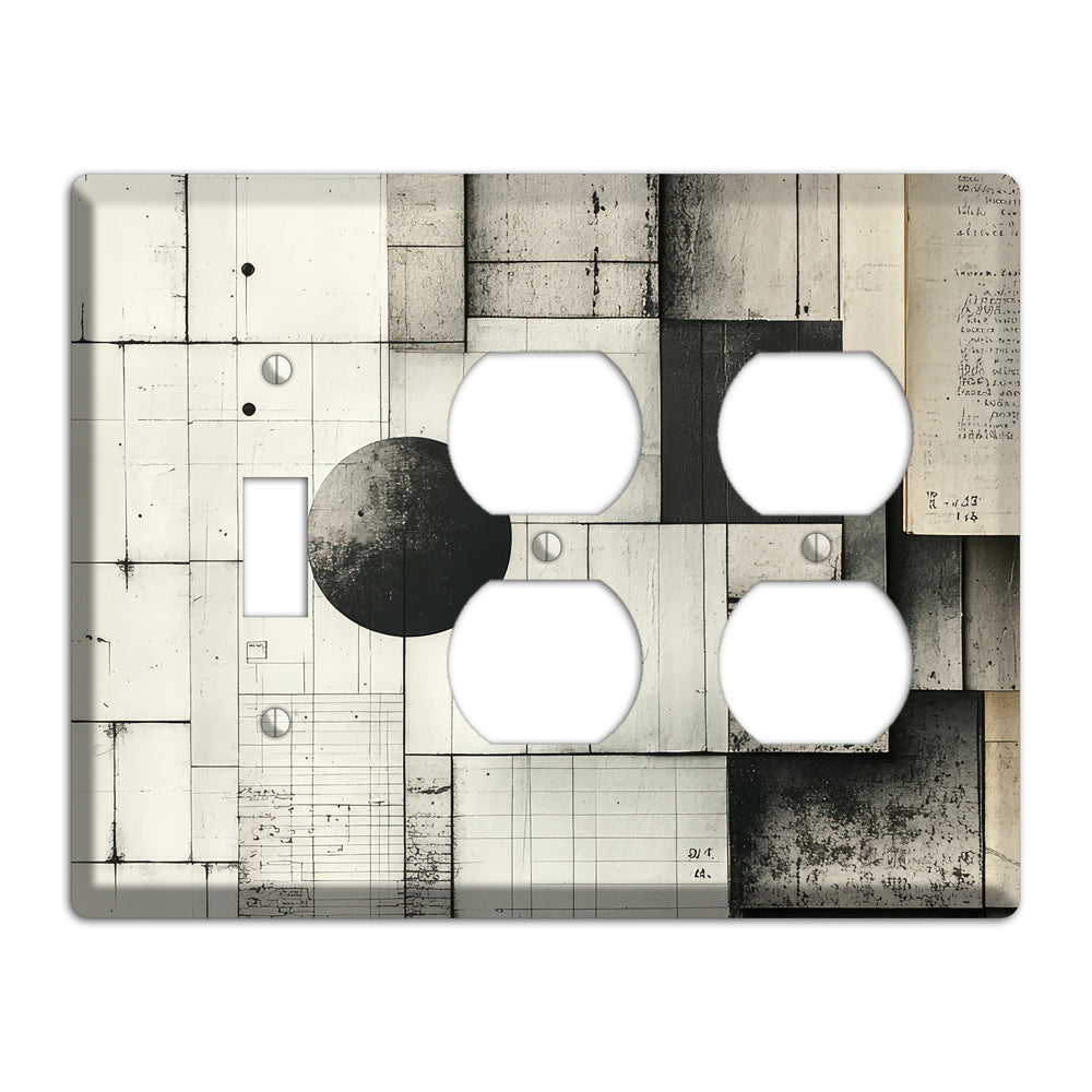 Ledger & Void Toggle / 2 Duplex Wallplate
