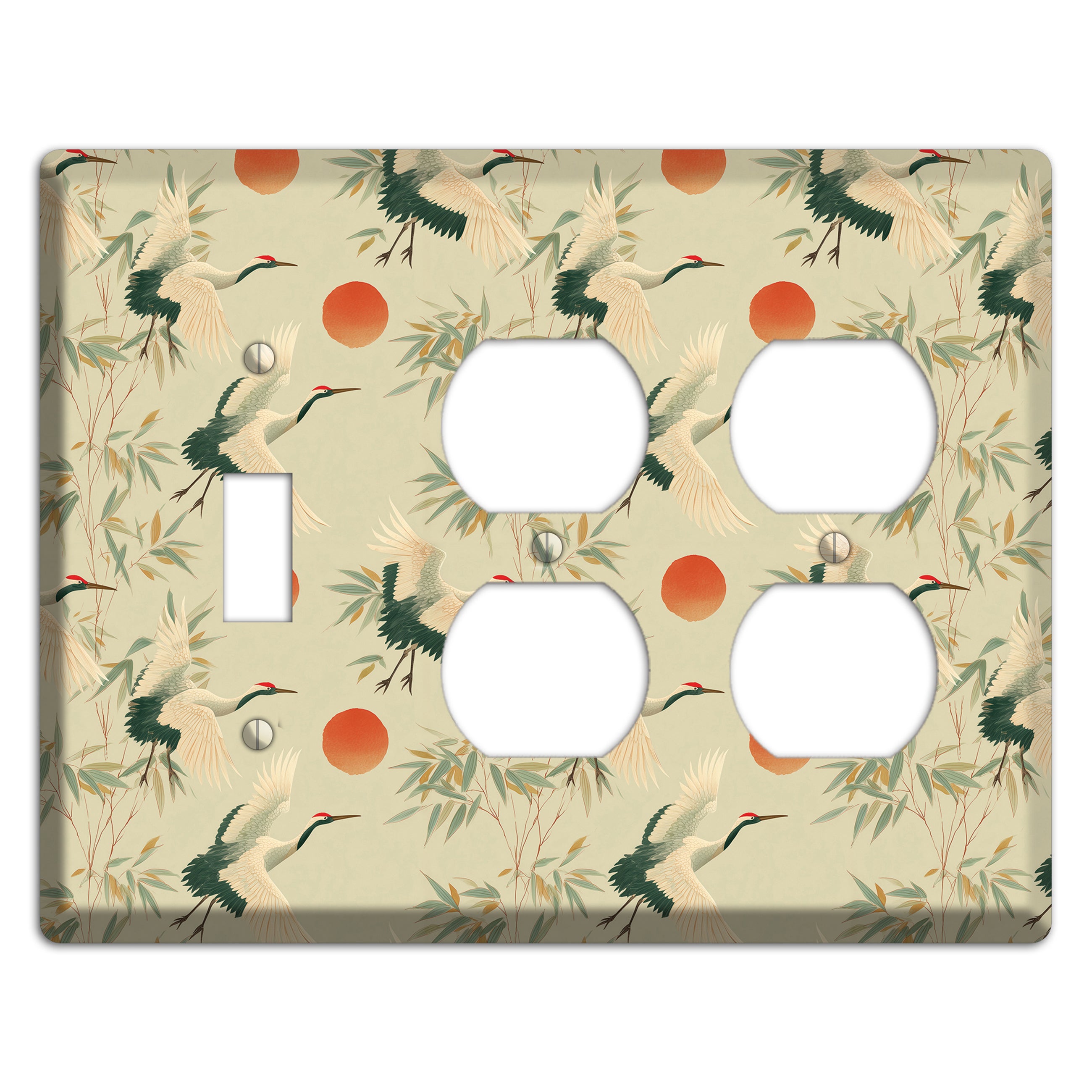 Celadon Sun Migration Toggle / 2 Duplex Wallplate