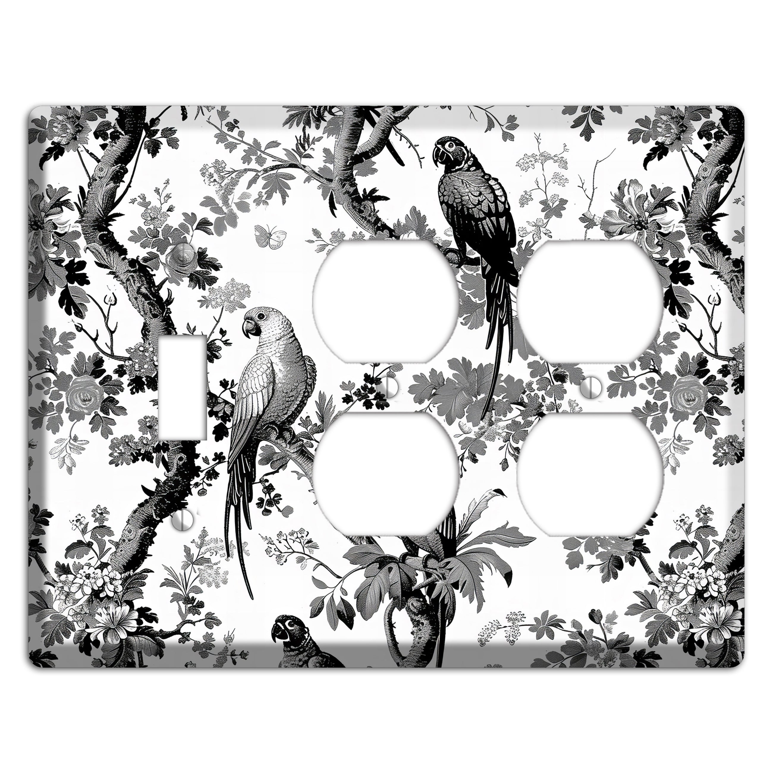 Parlor of Parrots Toggle / 2 Duplex Wallplate
