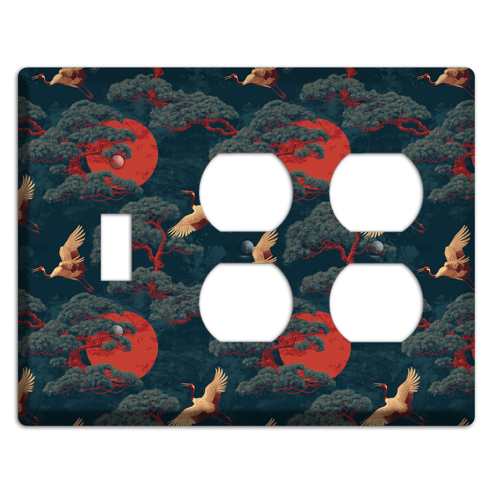 Vermillion Moon Ascent Toggle / 2 Duplex Wallplate