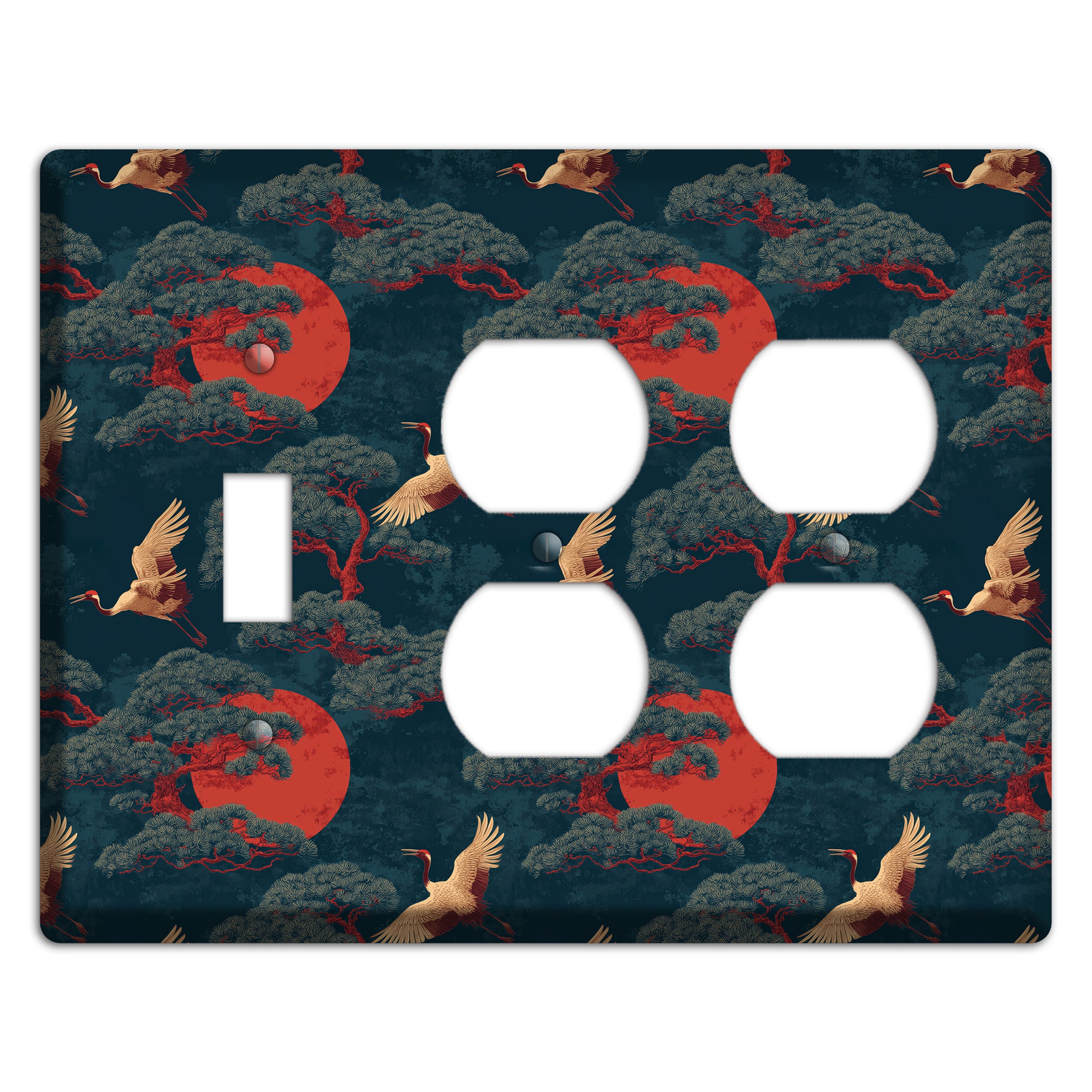 Vermillion Moon Ascent Toggle / 2 Duplex Wallplate