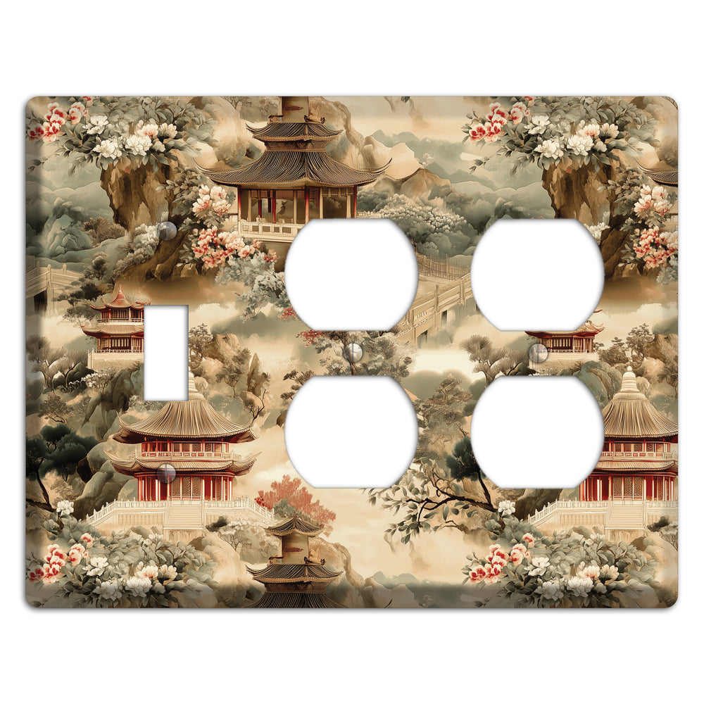 Jade Mountain Reverie Toggle / 2 Duplex Wallplate