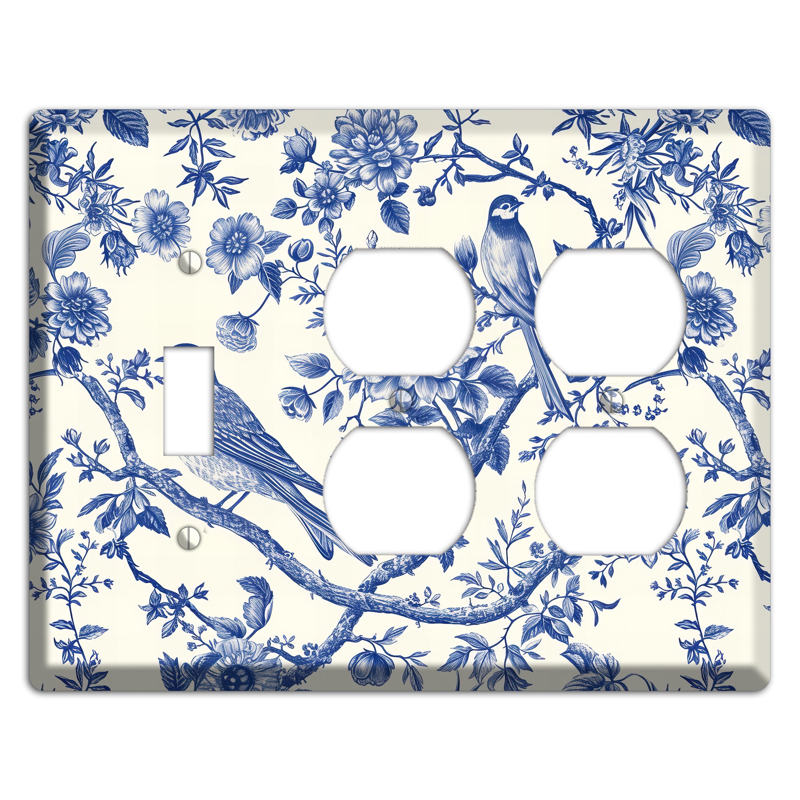 Willow Song Garden Toggle / 2 Duplex Wallplate