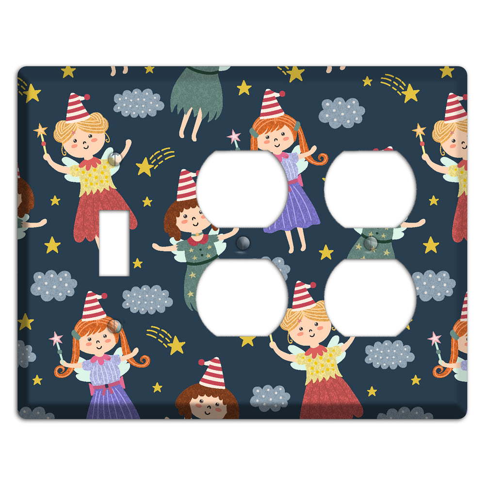 Fairyland Dreams Toggle / 2 Duplex Wallplate