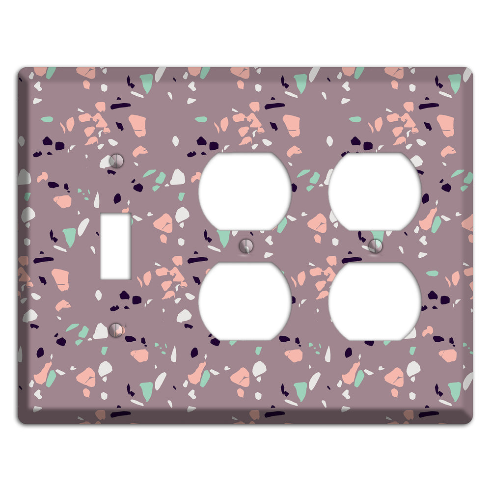 Orchid Dust Toggle / 2 Duplex Wallplate