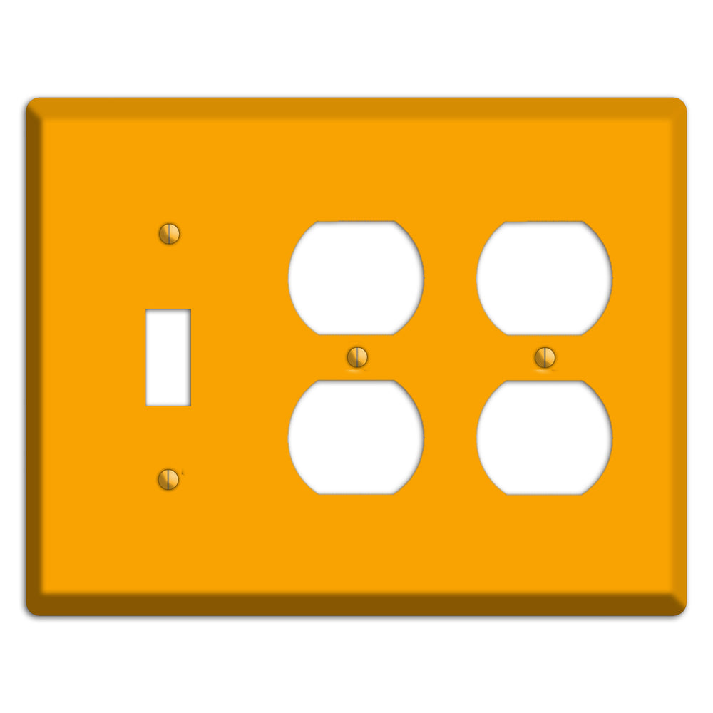 Baxter Mustard Toggle / 2 Duplex Wallplate