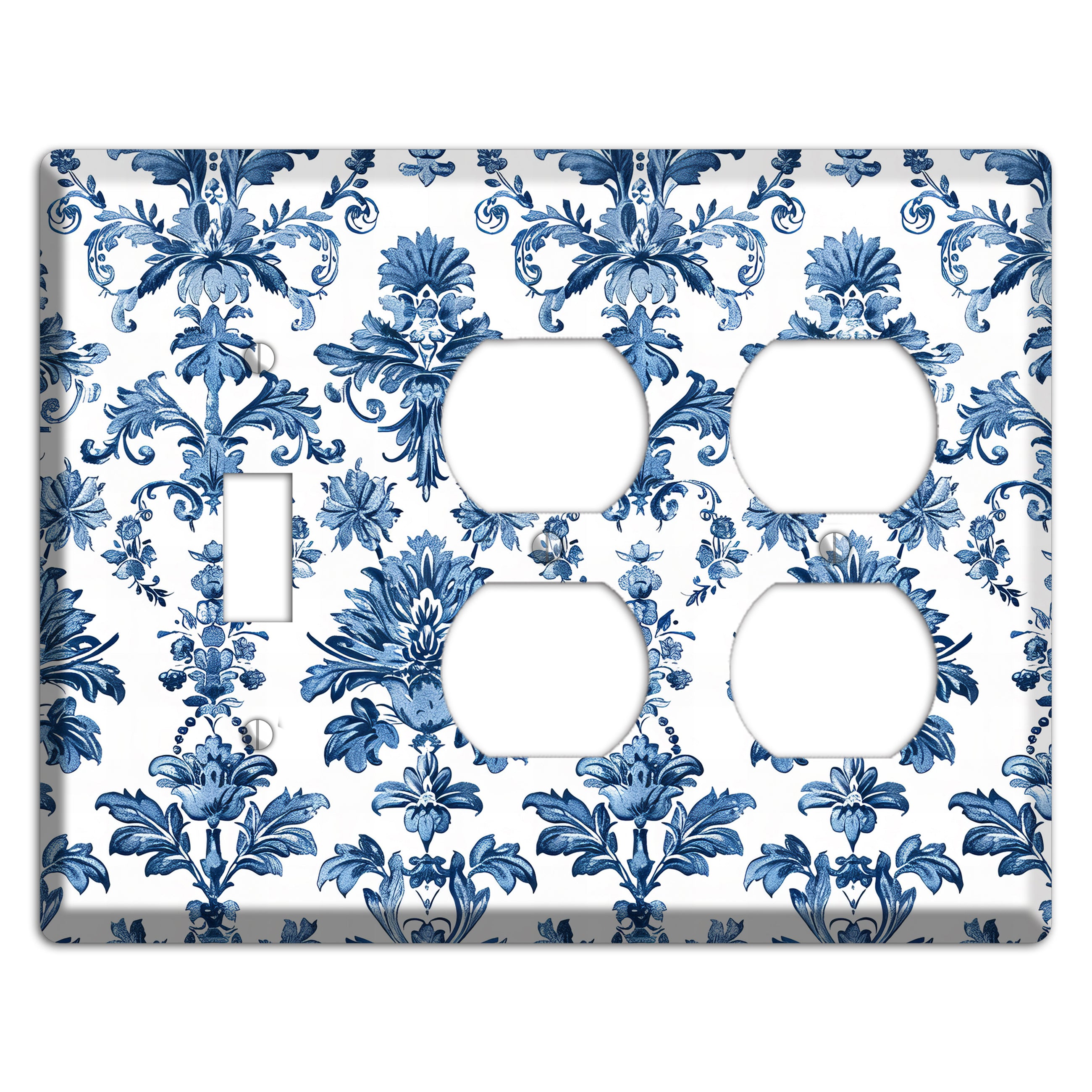 Damask Reverie Toggle / 2 Duplex Wallplate