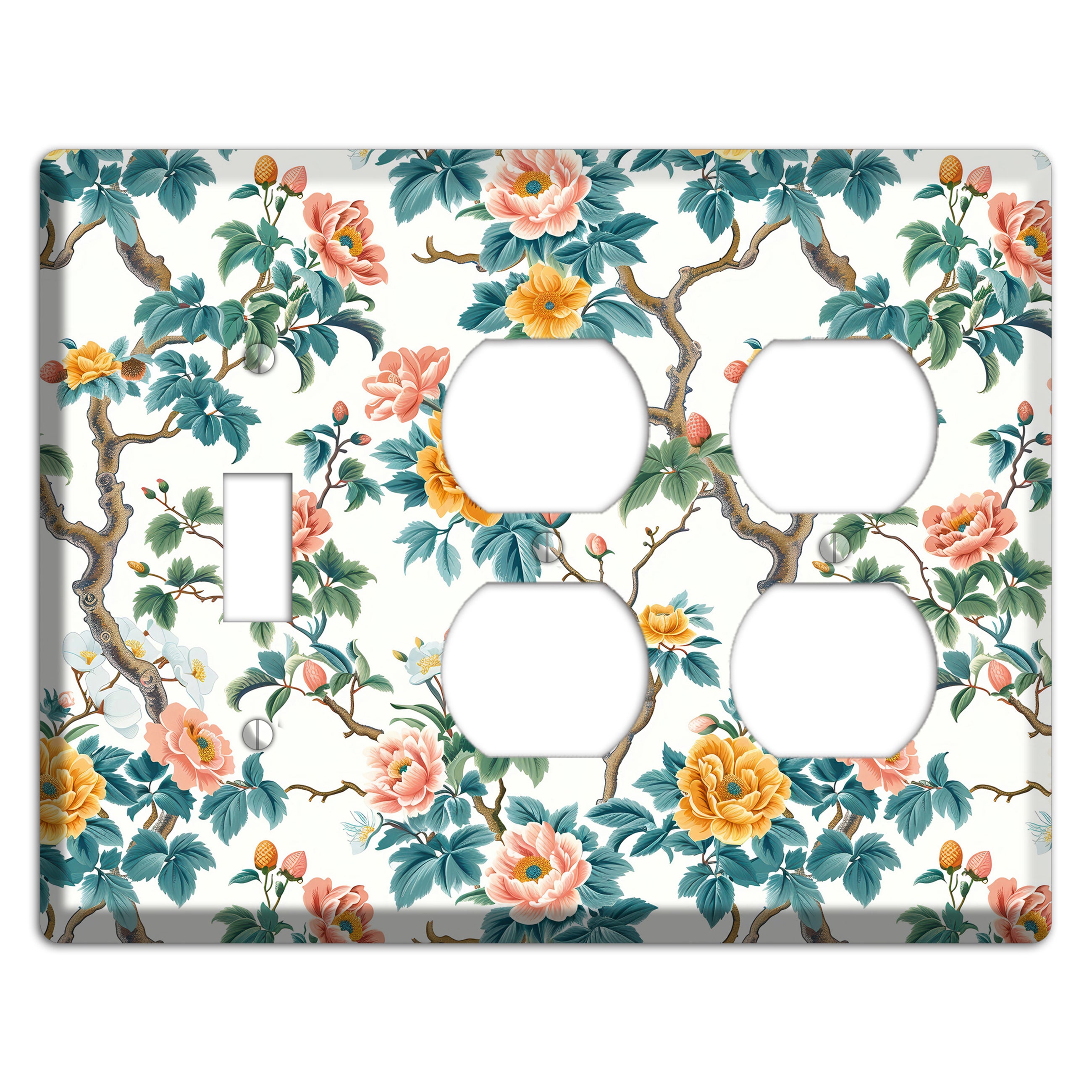 Blossom & Bough Toggle / 2 Duplex Wallplate
