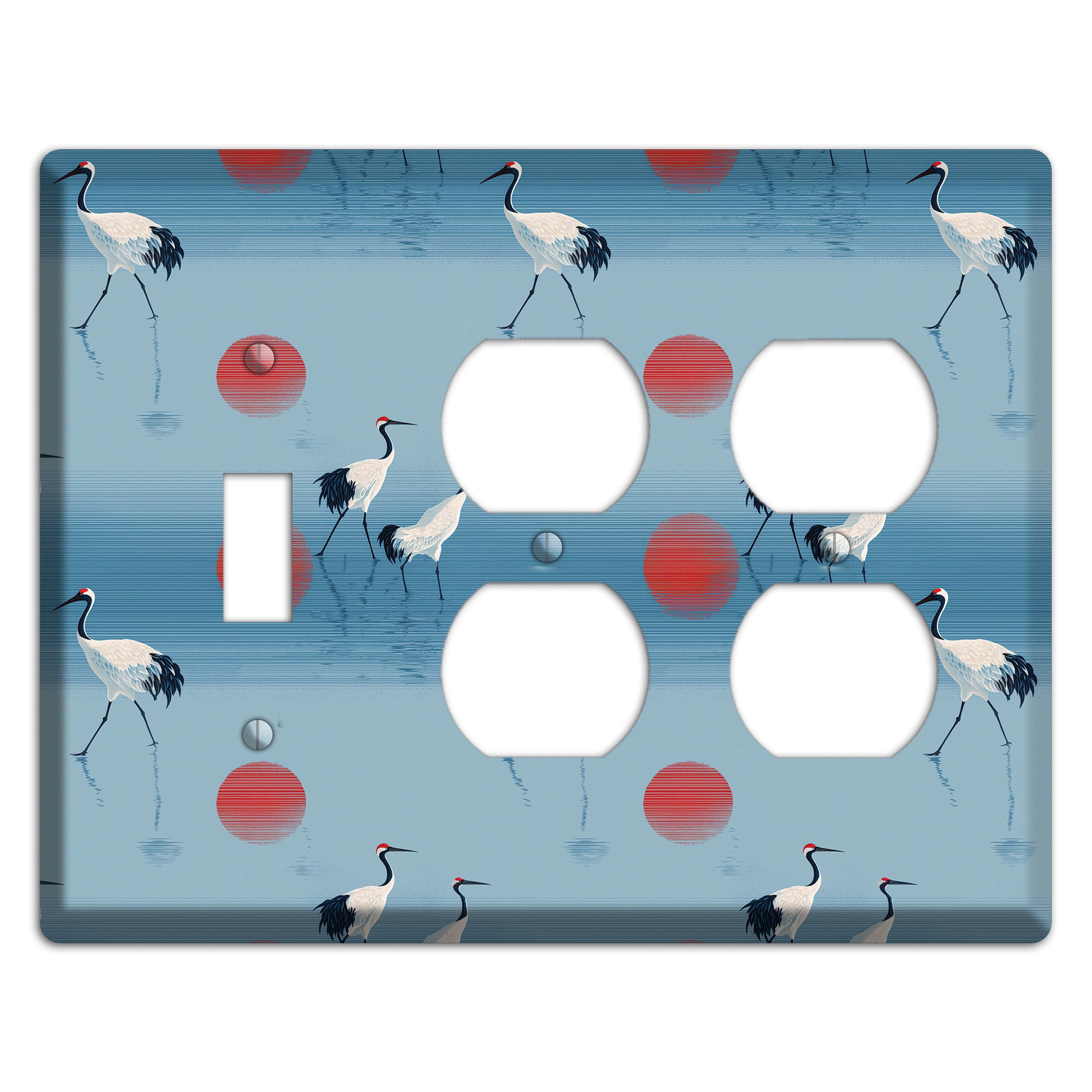 Scarlet Sun Shallows Toggle / 2 Duplex Wallplate