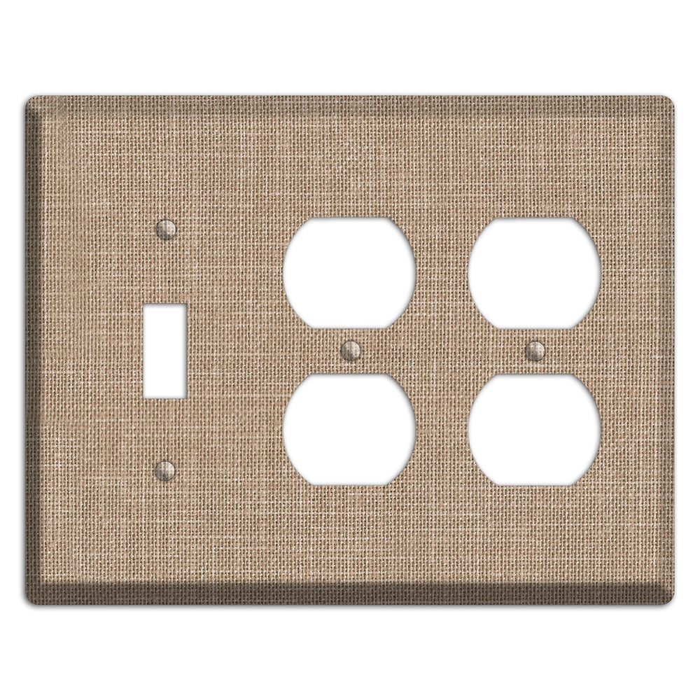 Linen Shore Toggle / 2 Duplex Wallplate