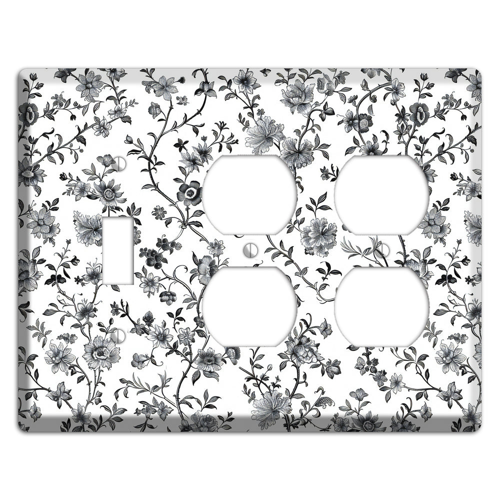 Ink & Ivory Thicket Toggle / 2 Duplex Wallplate