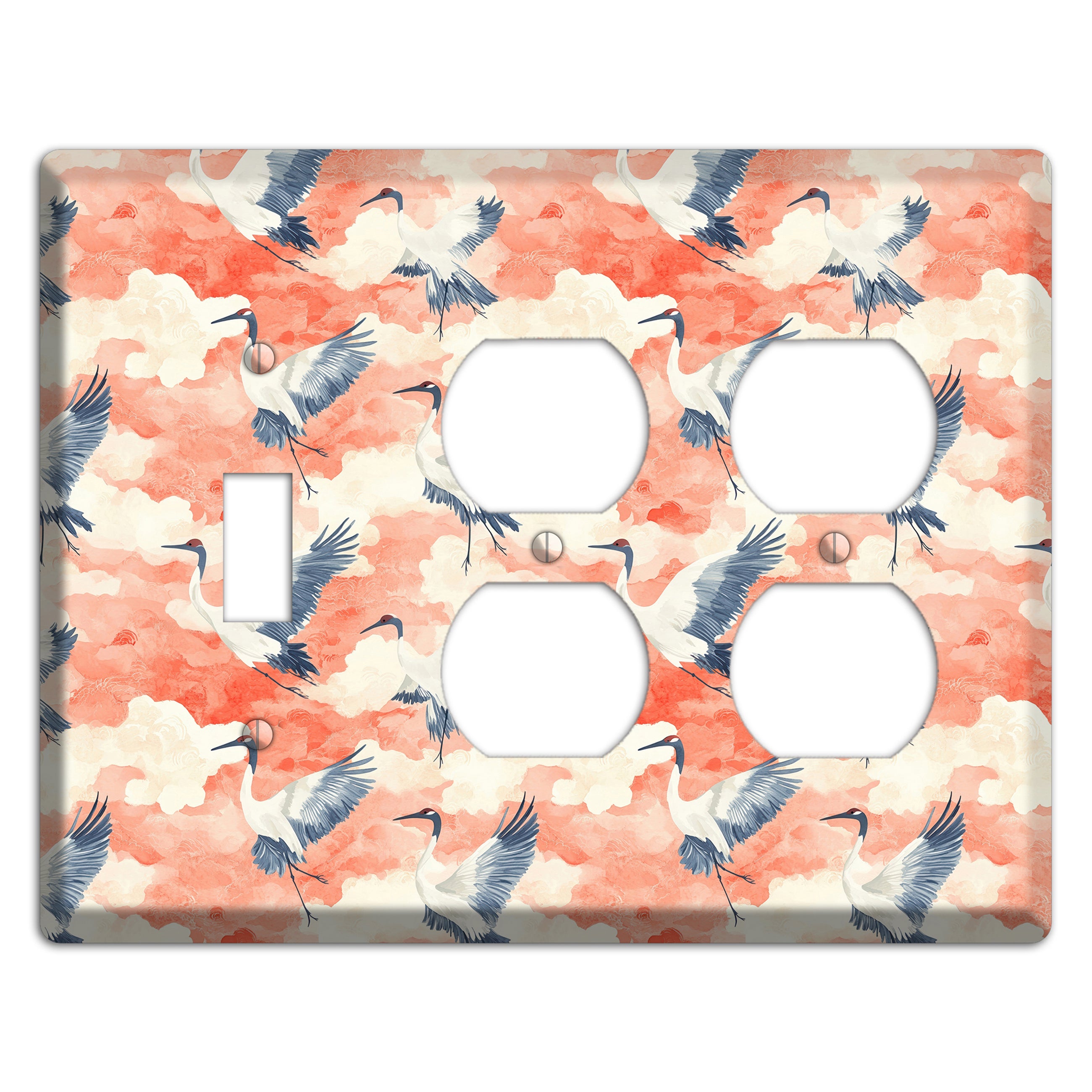 Coral Sky Migration Toggle / 2 Duplex Wallplate