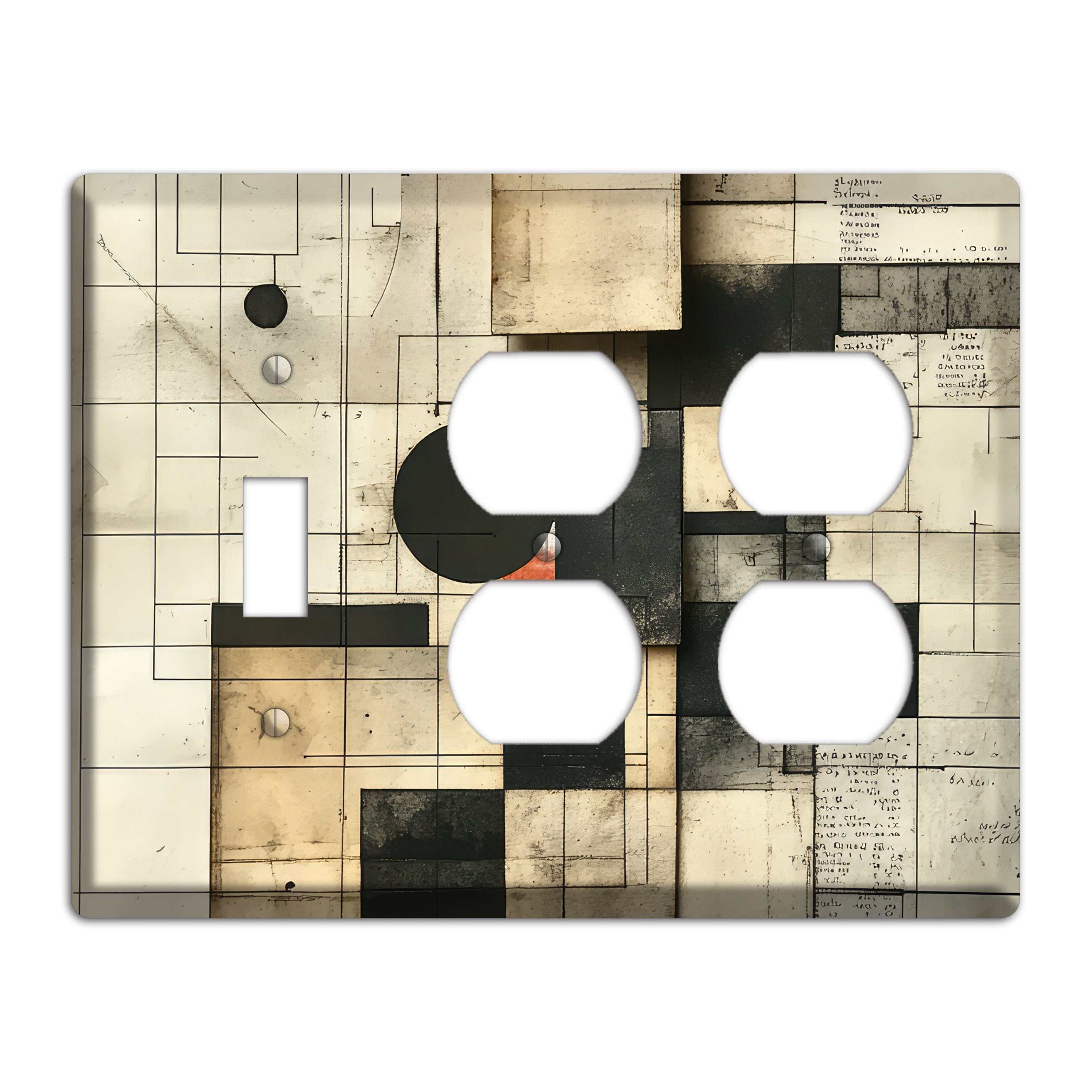 Drafting Room Séance Toggle / 2 Duplex Wallplate