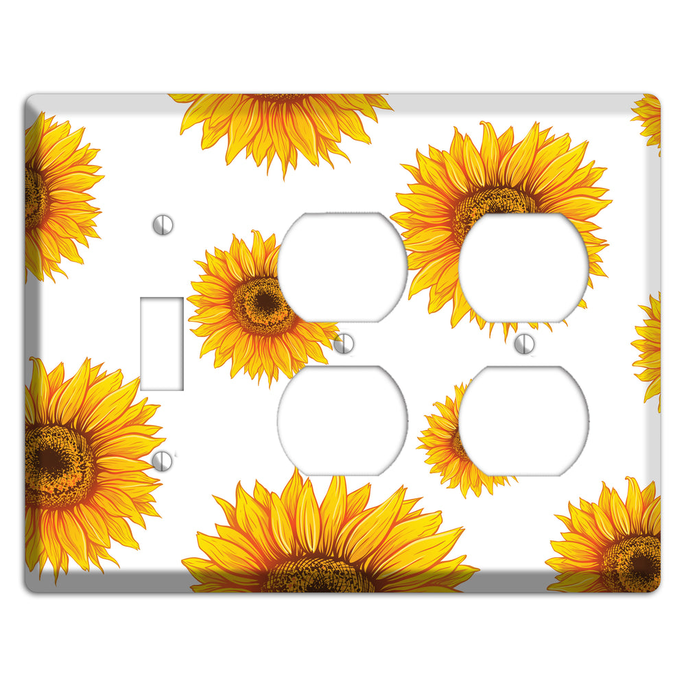 Solar Bloom Scatter Toggle / 2 Duplex Wallplate