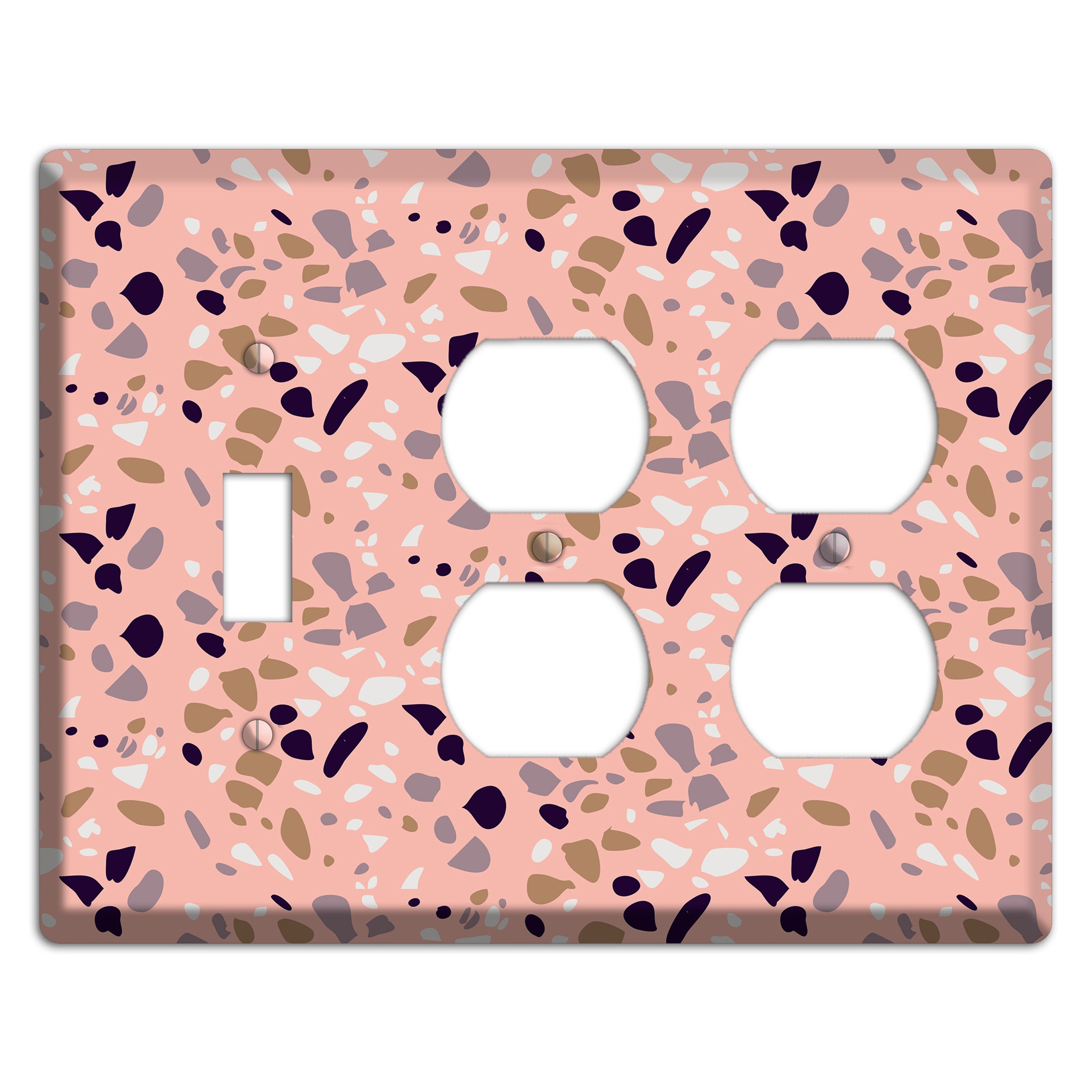 Petal Scatter Toggle / 2 Duplex Wallplate