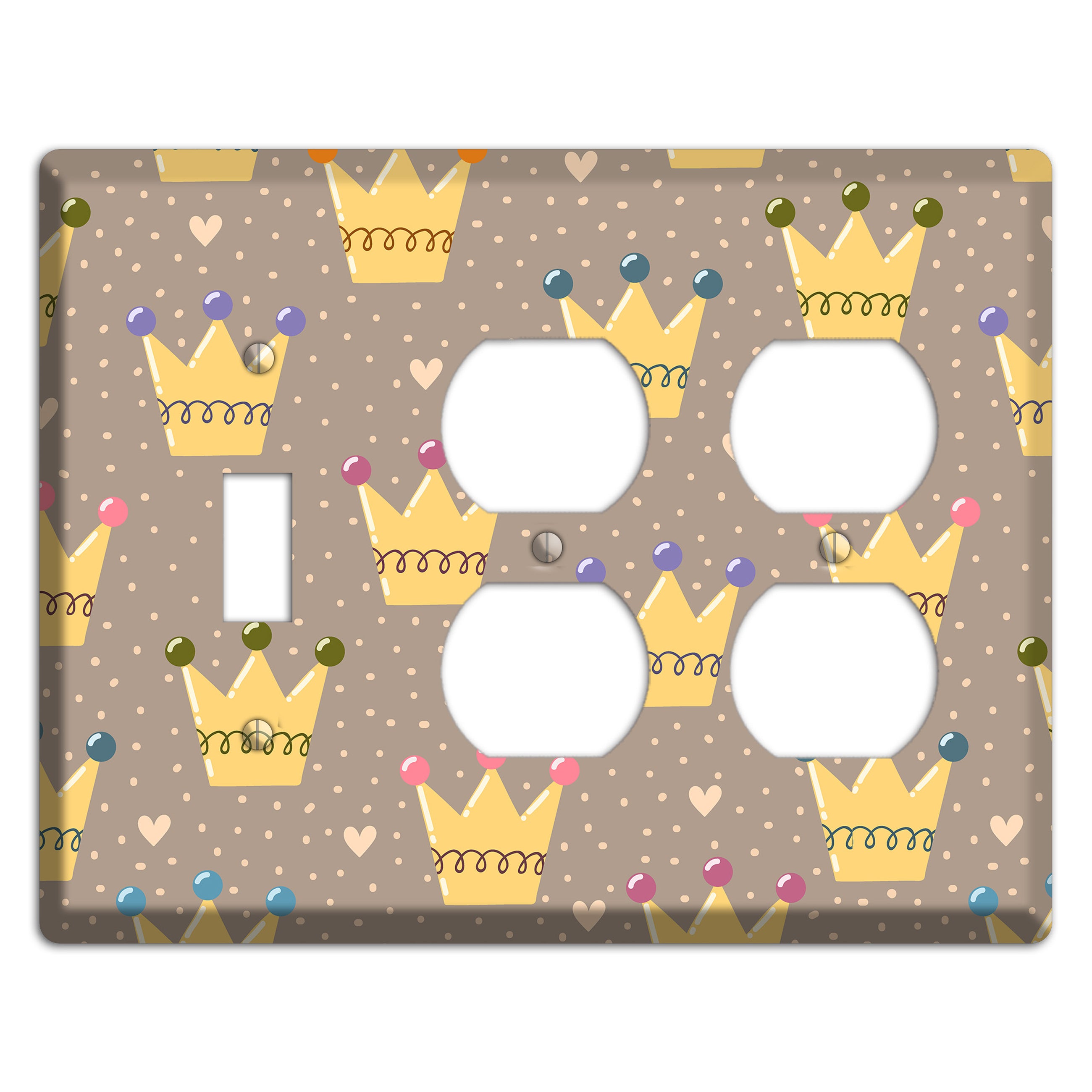 Royal Sprinkles Toggle / 2 Duplex Wallplate