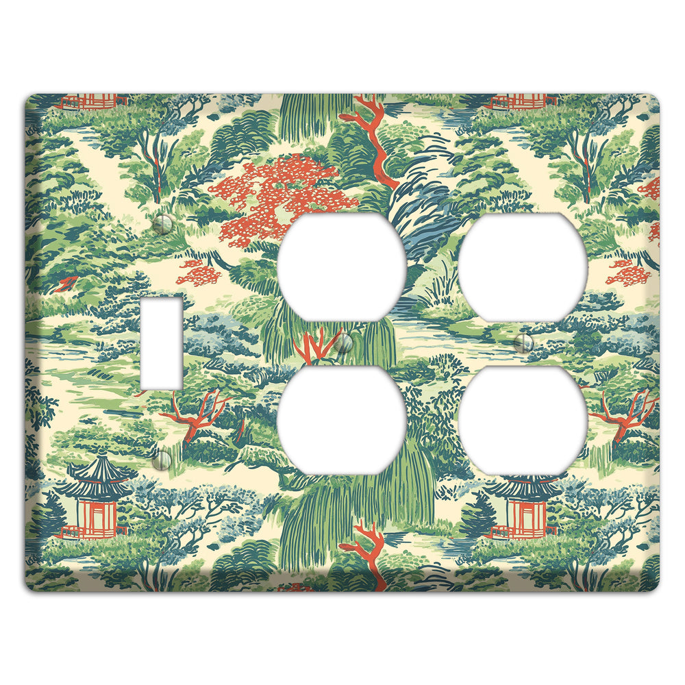 Pavilion & Willow Toggle / 2 Duplex Wallplate