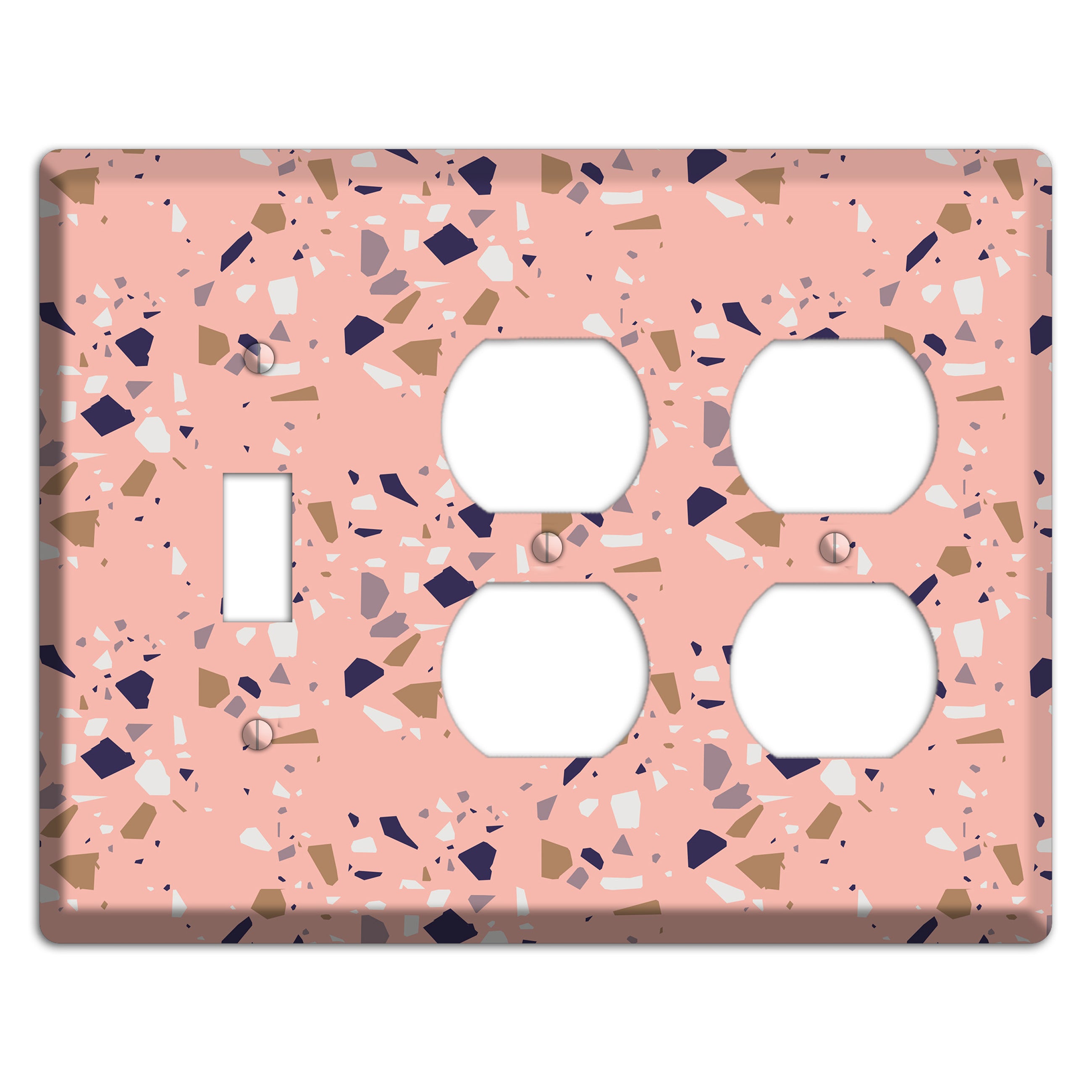 Blush Quarry Toggle / 2 Duplex Wallplate