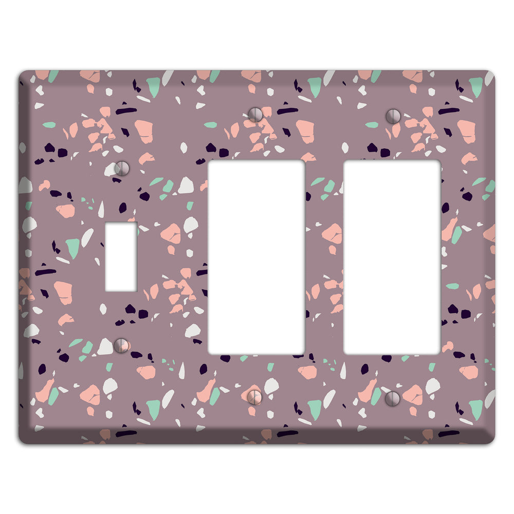 Orchid Dust Toggle / 2 Rocker Wallplate