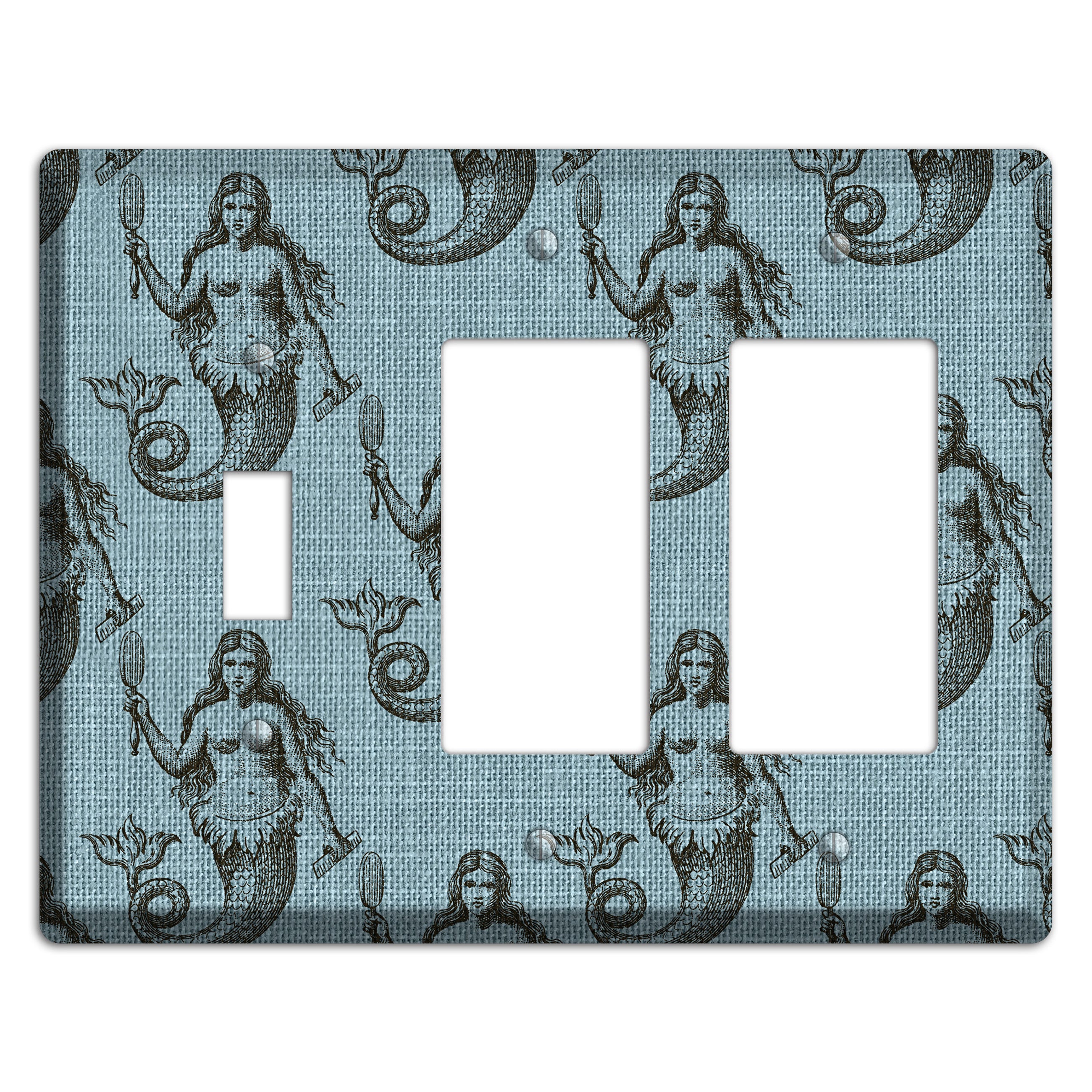 Siren’s Reflection Toggle / 2 Rocker Wallplate