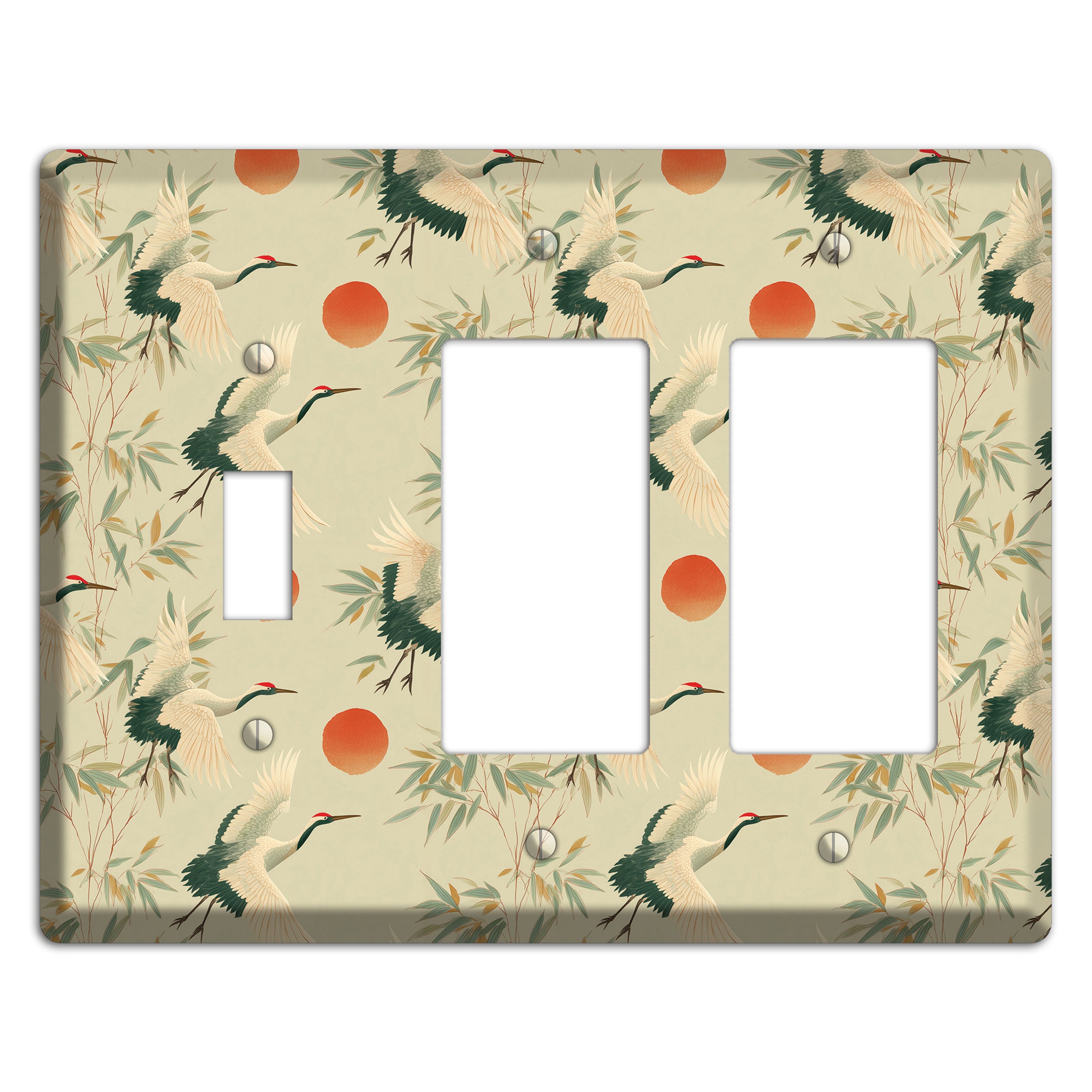 Celadon Sun Migration Toggle / 2 Rocker Wallplate