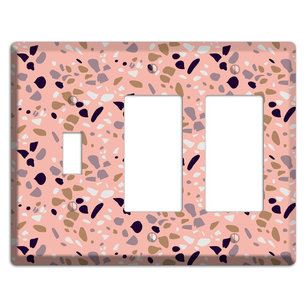 Petal Scatter Toggle / 2 Rocker Wallplate