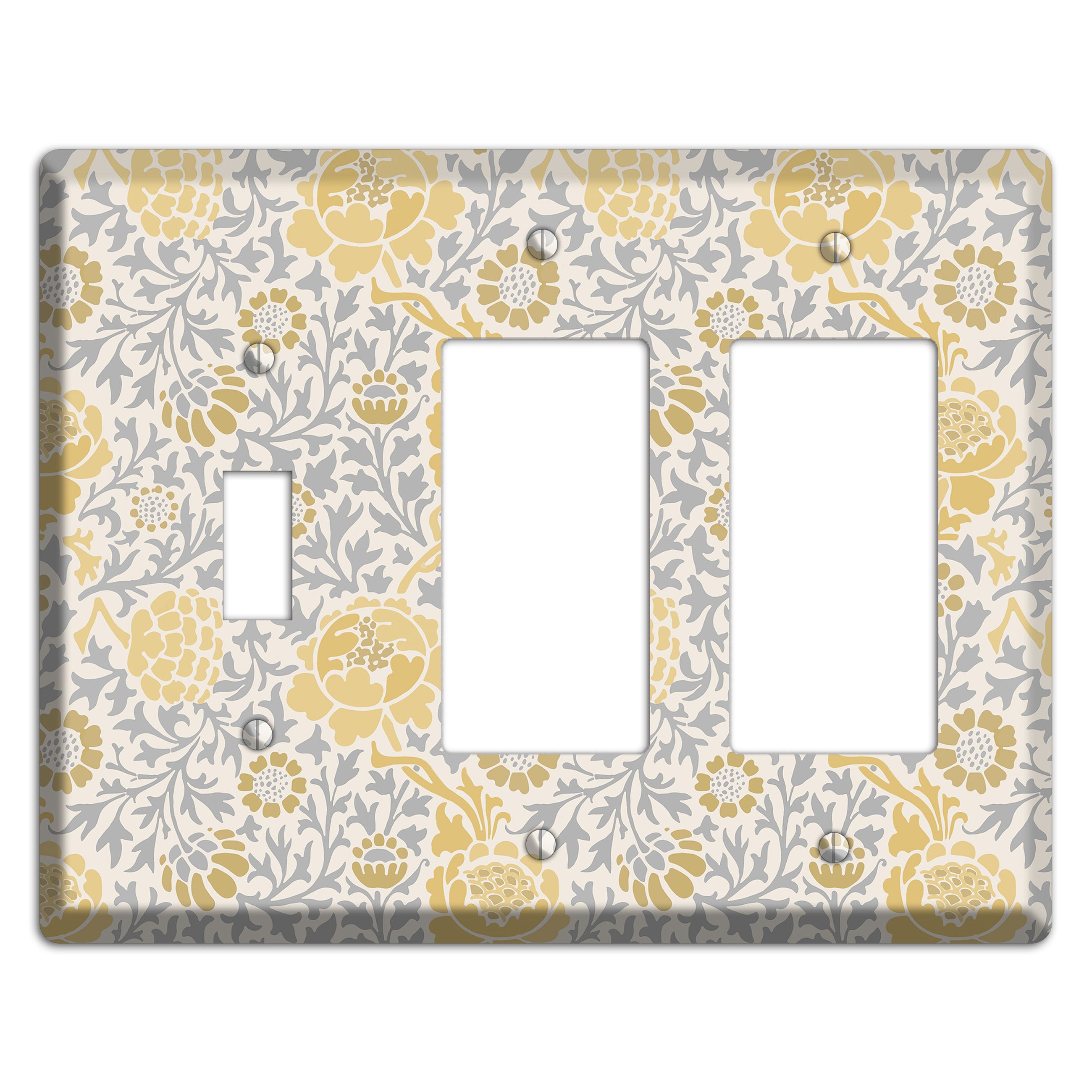 Dandelion Charm Toggle / 2 Rocker Wallplate