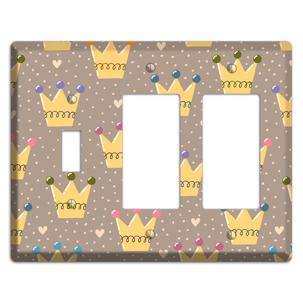 Royal Sprinkles Toggle / 2 Rocker Wallplate