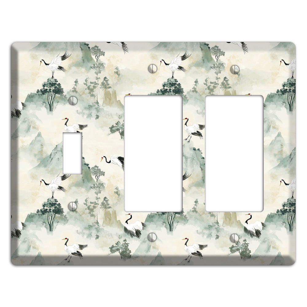 Jade Mountain Passage Toggle / 2 Rocker Wallplate