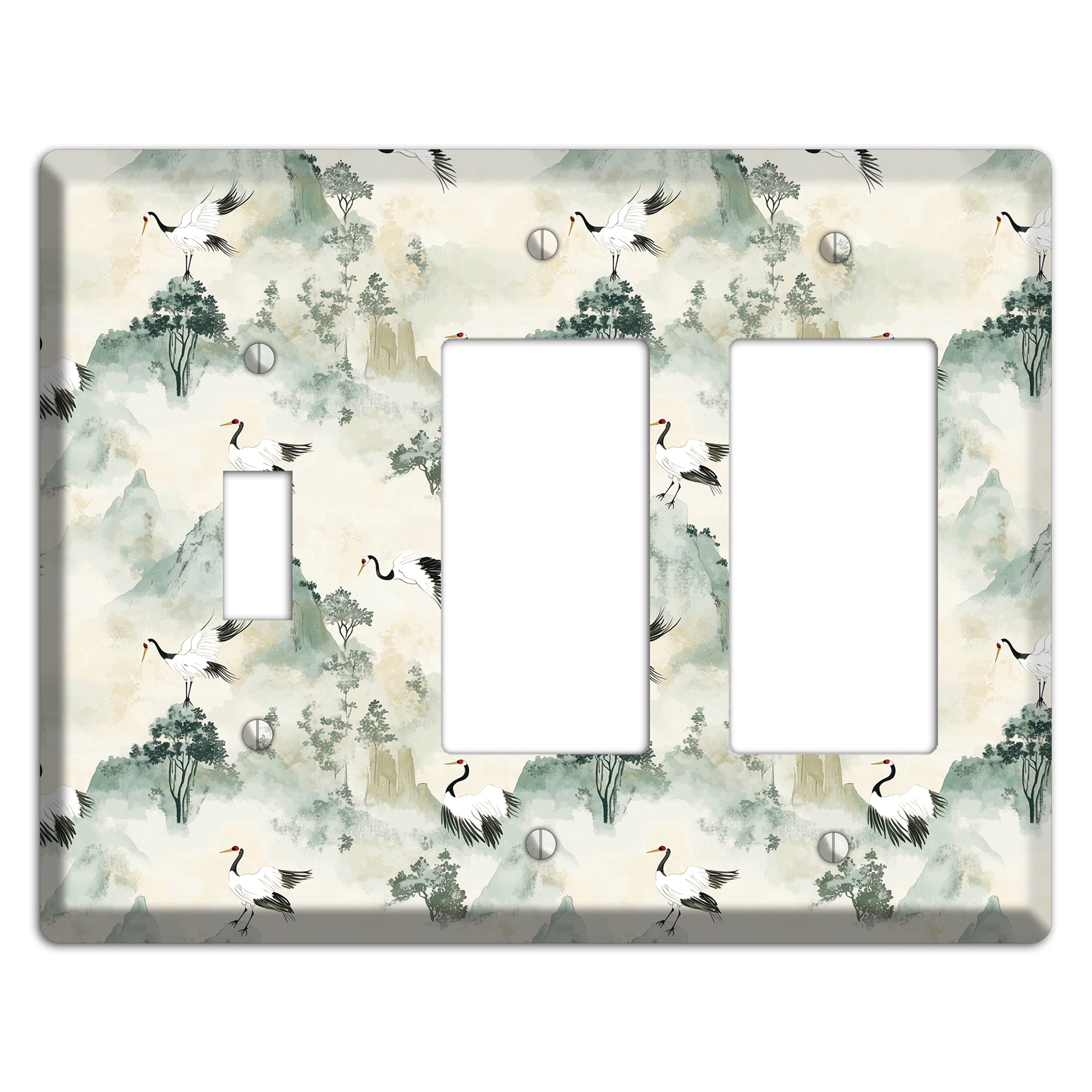 Jade Mountain Passage Toggle / 2 Rocker Wallplate