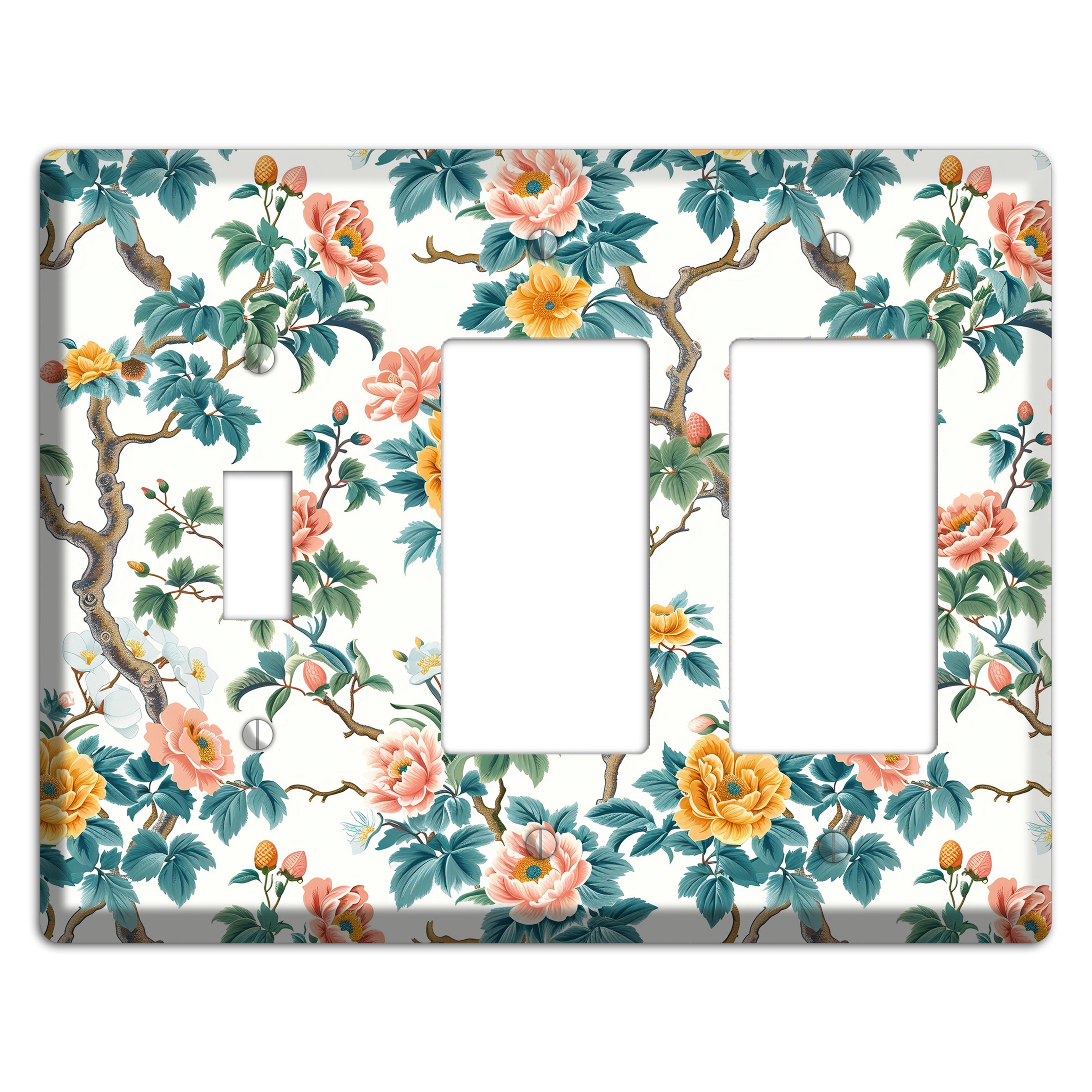 Blossom & Bough Toggle / 2 Rocker Wallplate