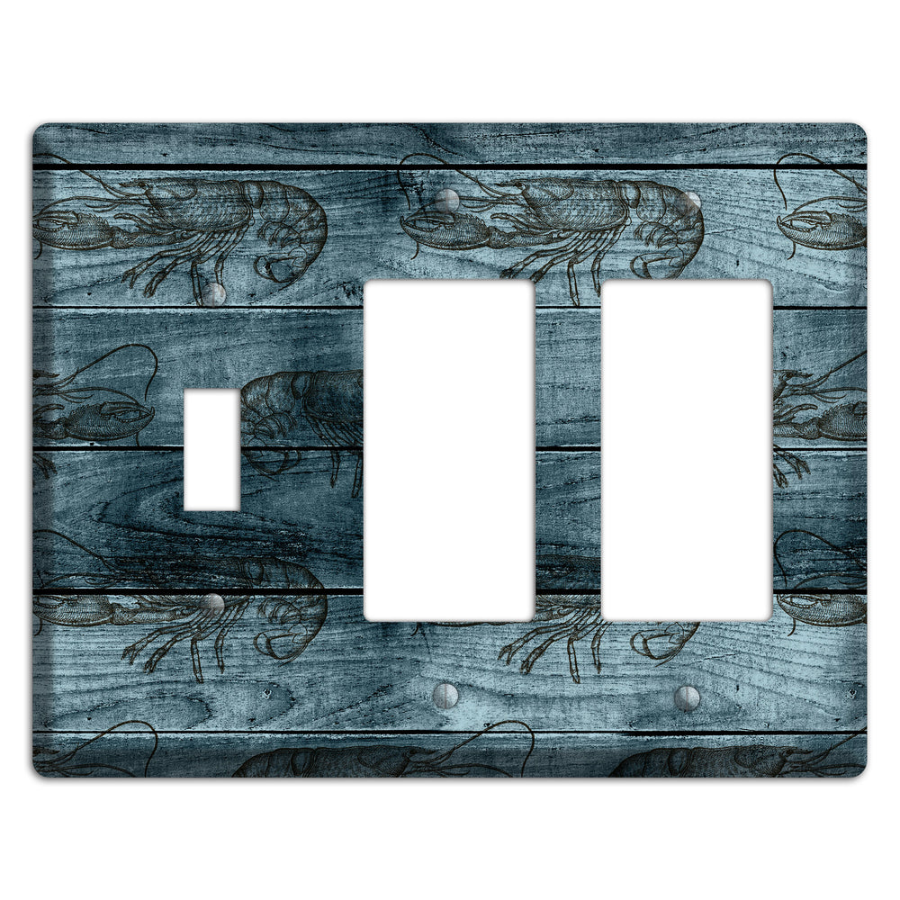 Lobster Ledger Toggle / 2 Rocker Wallplate