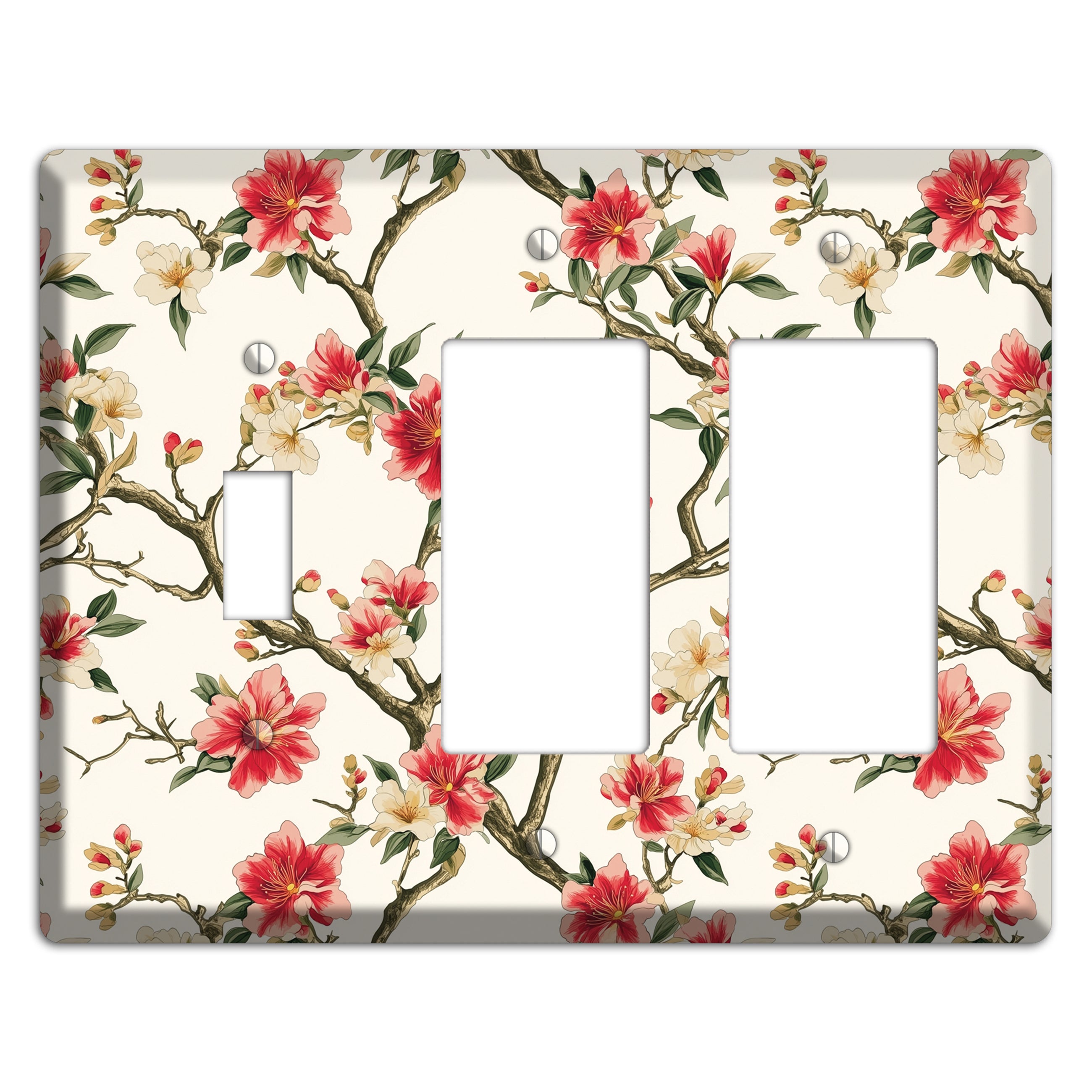 Blossom & Bough Toggle / 2 Rocker Wallplate