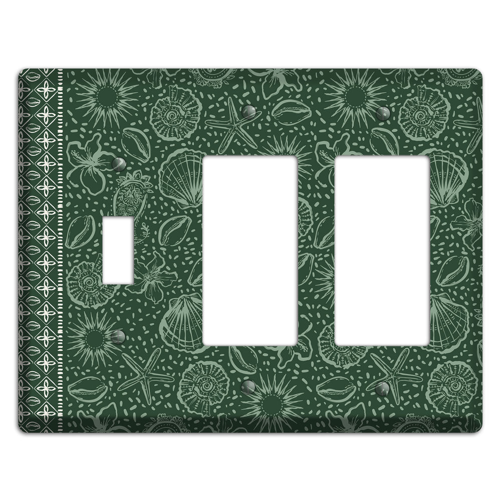 Emerald Tide Reliquary Toggle / 2 Rocker Wallplate