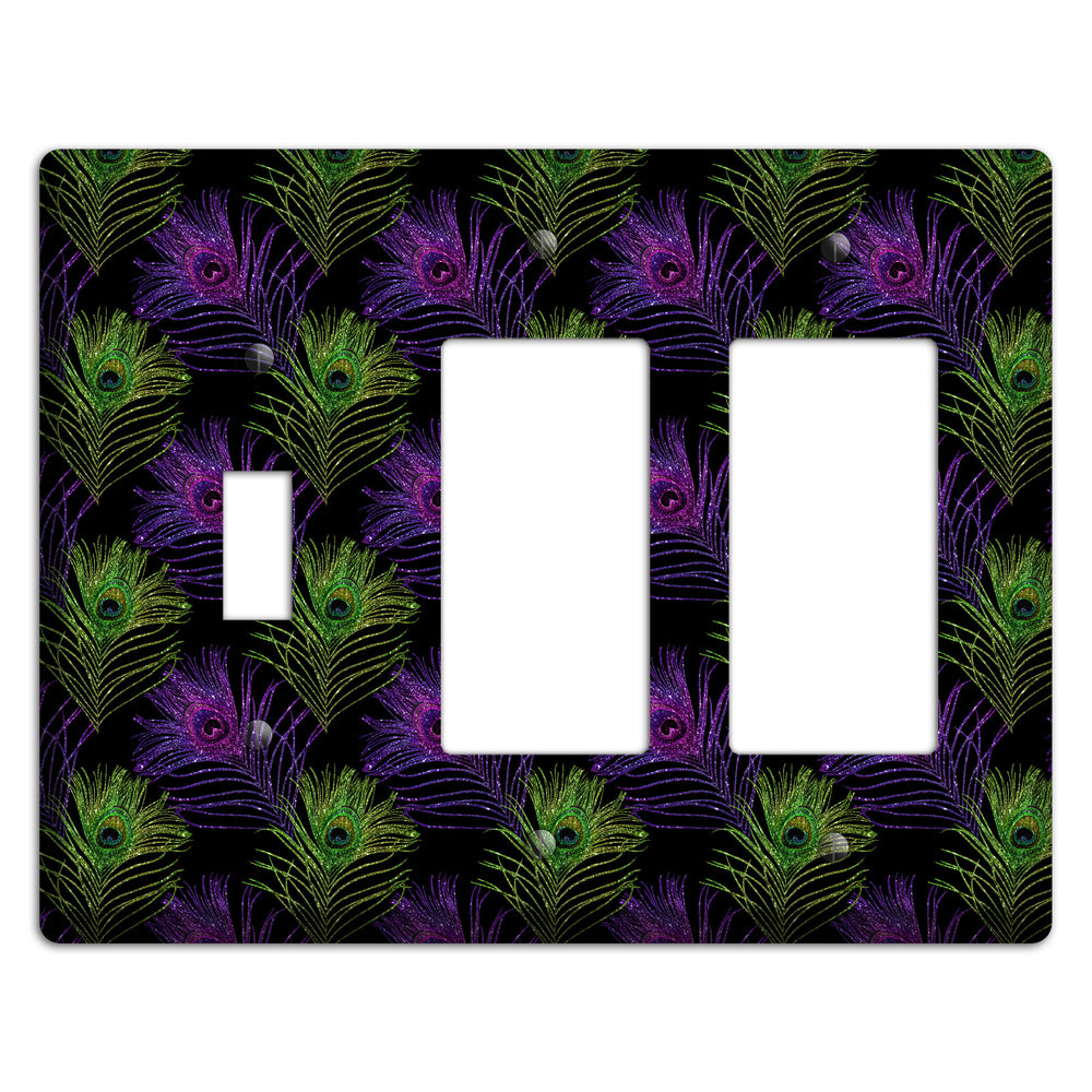Feathers of the F√™te Toggle / 2 Rocker Wallplate