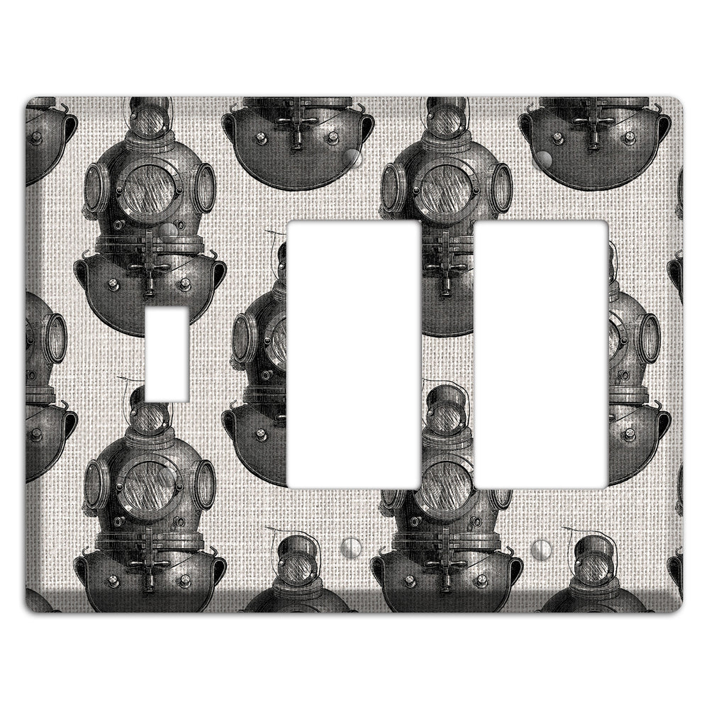 Deep Diver Toggle / 2 Rocker Wallplate